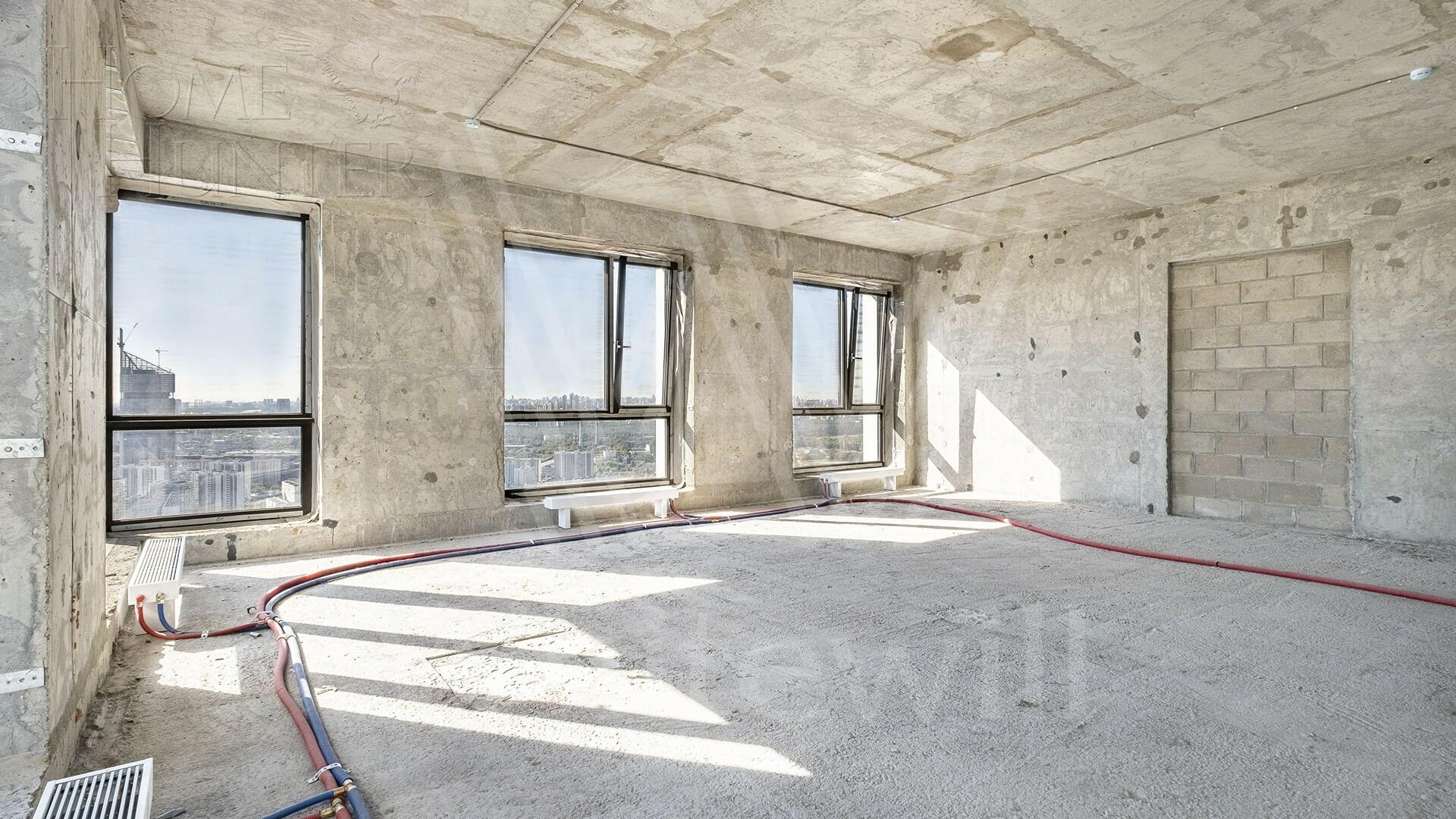 4-КОМН. КВАРТИРА БЕЗ ОТДЕЛКИ 121.9 М² НА 40 ЭТАЖЕ