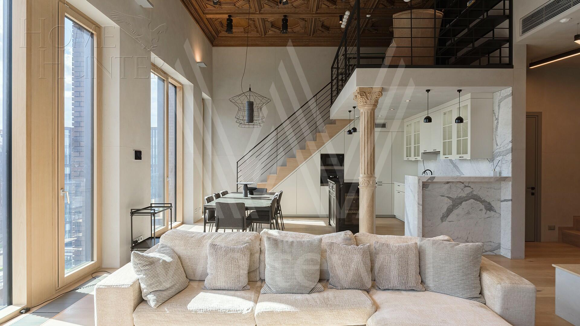 2-УРОВНЕВЫЙ ПЕНТХАУС С ОТДЕЛКОЙ 303 М² НА 11 ЭТАЖЕ