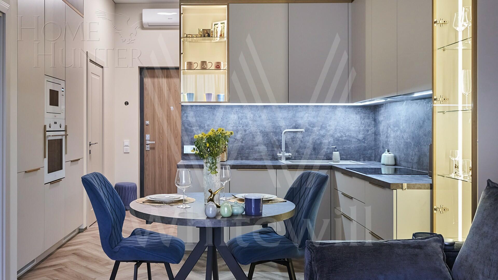 1-КОМН. КВАРТИРА С ОТДЕЛКОЙ 47.7 М² НА 22 ЭТАЖЕ