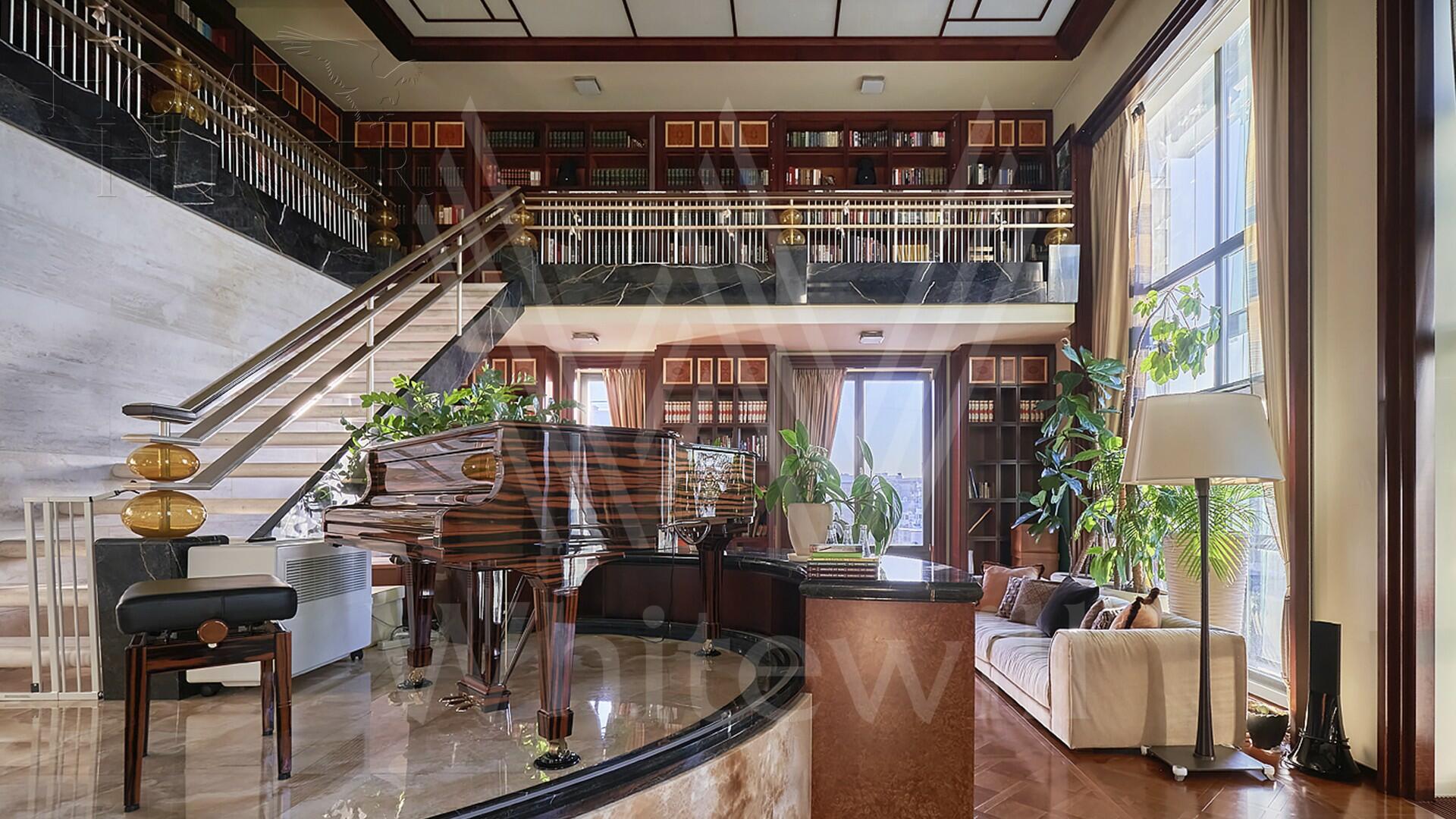 2-УРОВНЕВЫЙ ПЕНТХАУС С ОТДЕЛКОЙ 530 М² НА 6 ЭТАЖЕ