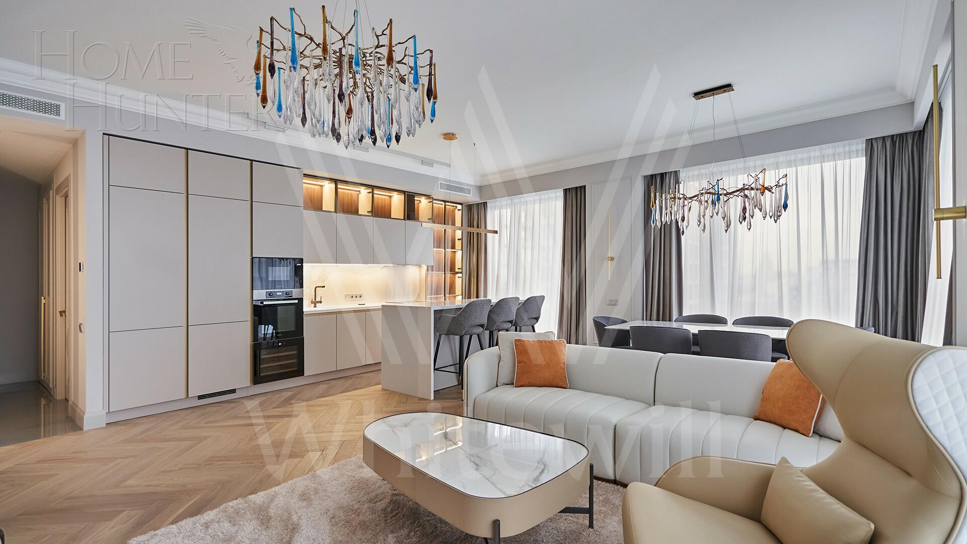 4-КОМН. КВАРТИРА С ОТДЕЛКОЙ 132 М² НА 22 ЭТАЖЕ