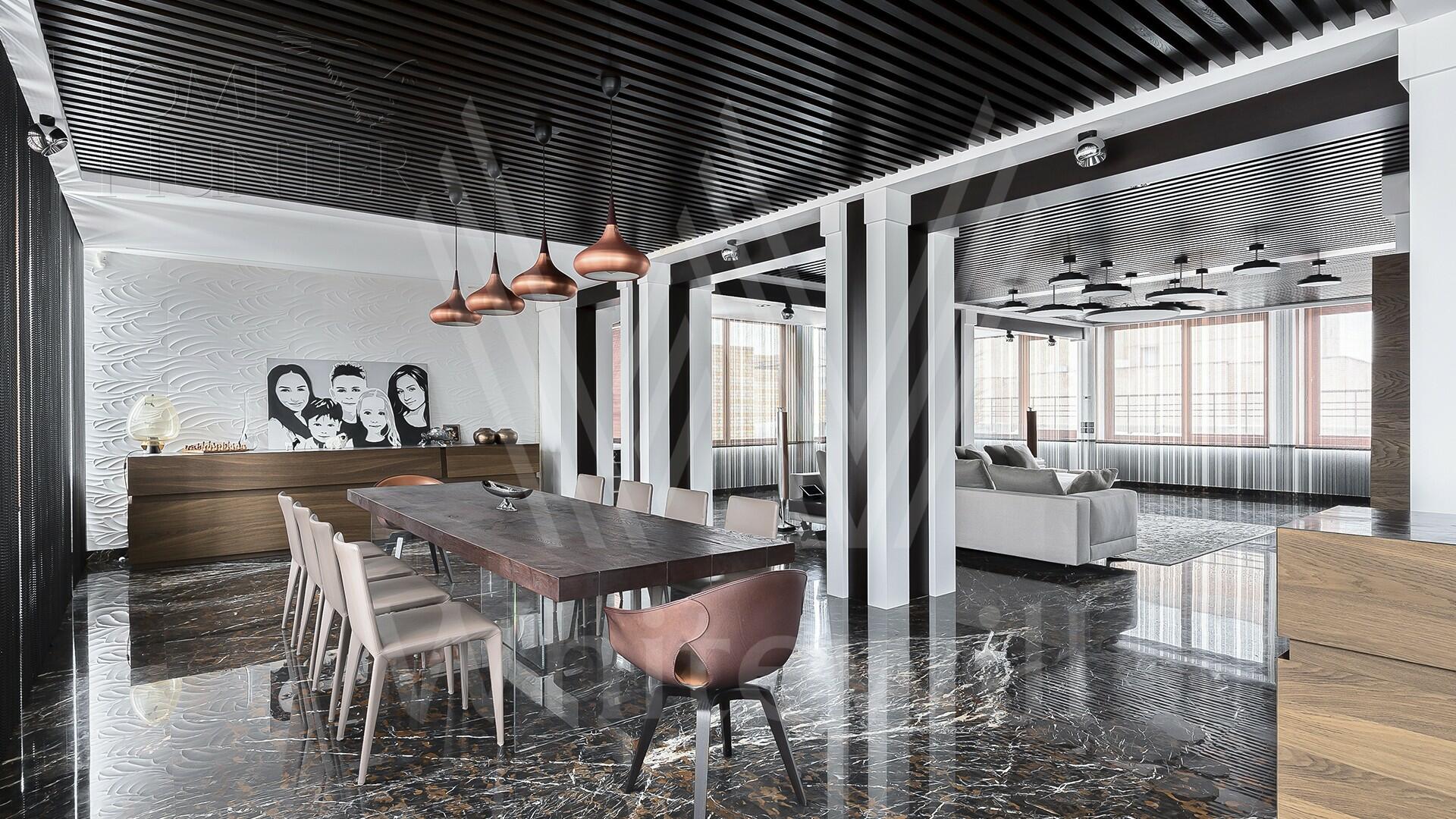 2-УРОВНЕВЫЙ ПЕНТХАУС С ОТДЕЛКОЙ 490 М² НА 7 ЭТАЖЕ