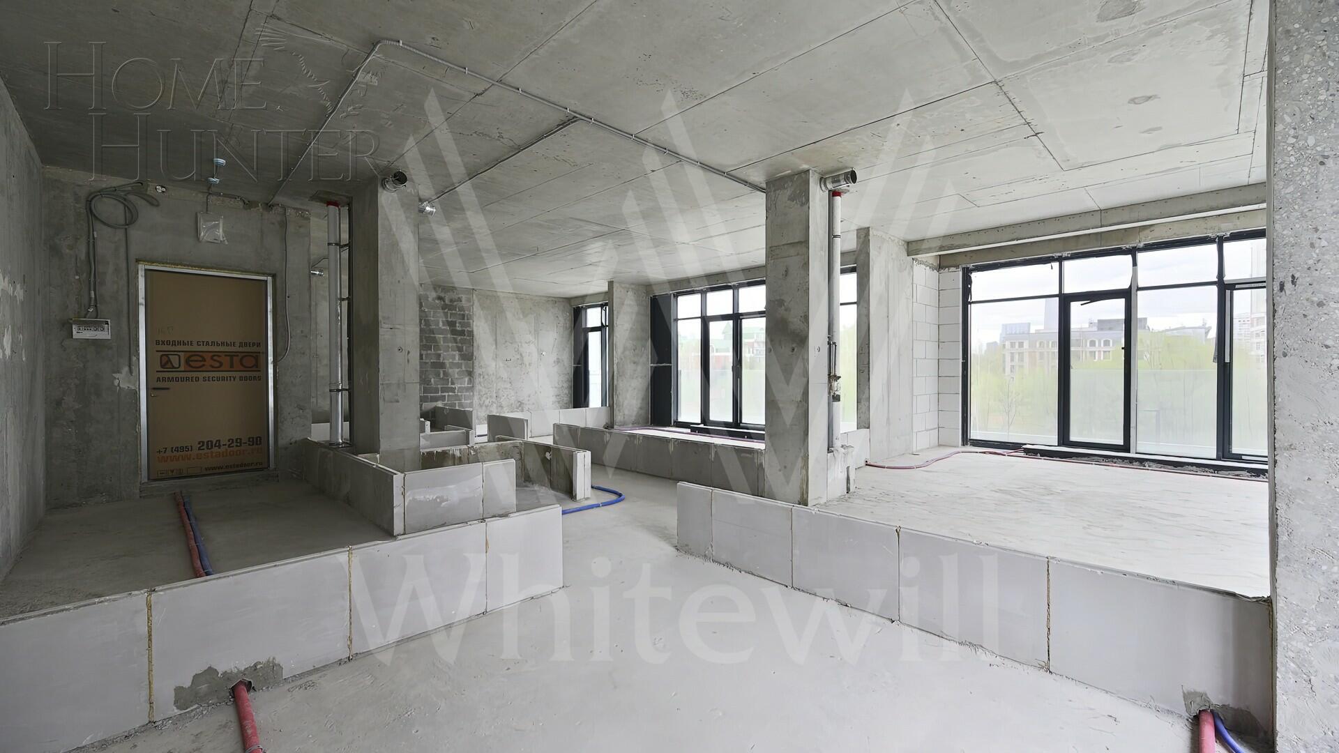 4-КОМН. КВАРТИРА БЕЗ ОТДЕЛКИ 130.4 М² НА 2 ЭТАЖЕ