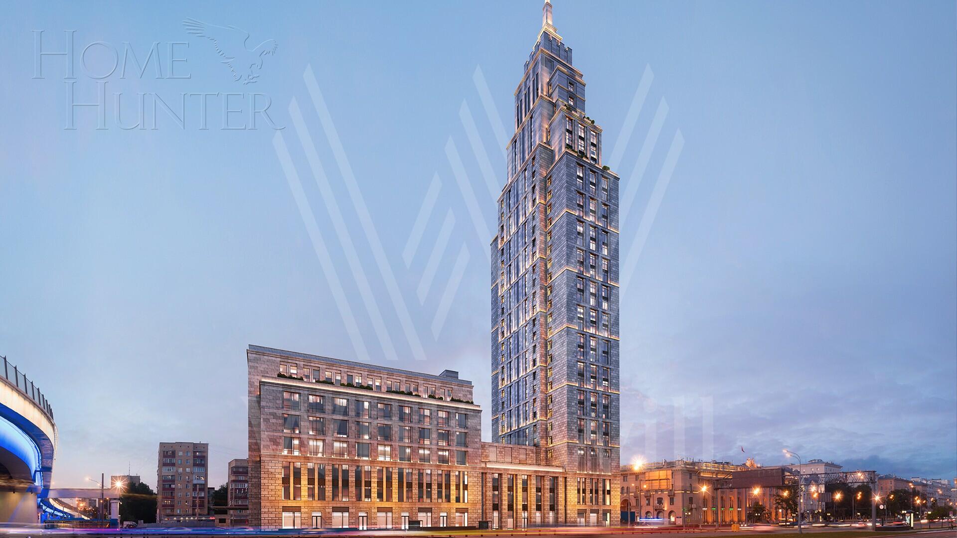 4-КОМН. АПАРТАМЕНТЫ С ОТДЕЛКОЙ 124 М² НА 21 ЭТАЖЕ