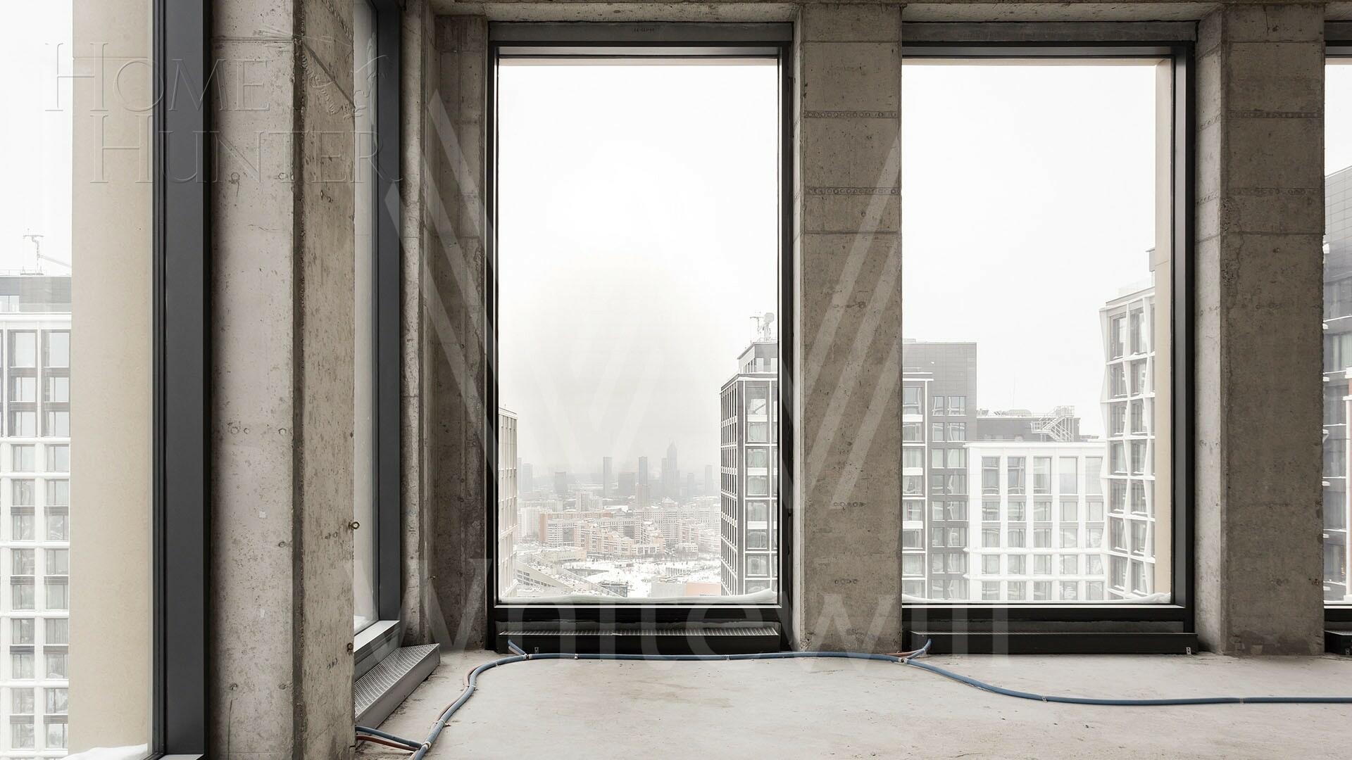 5-КОМН. ПЕНТХАУС БЕЗ ОТДЕЛКИ 187.2 М² НА 37 ЭТАЖЕ