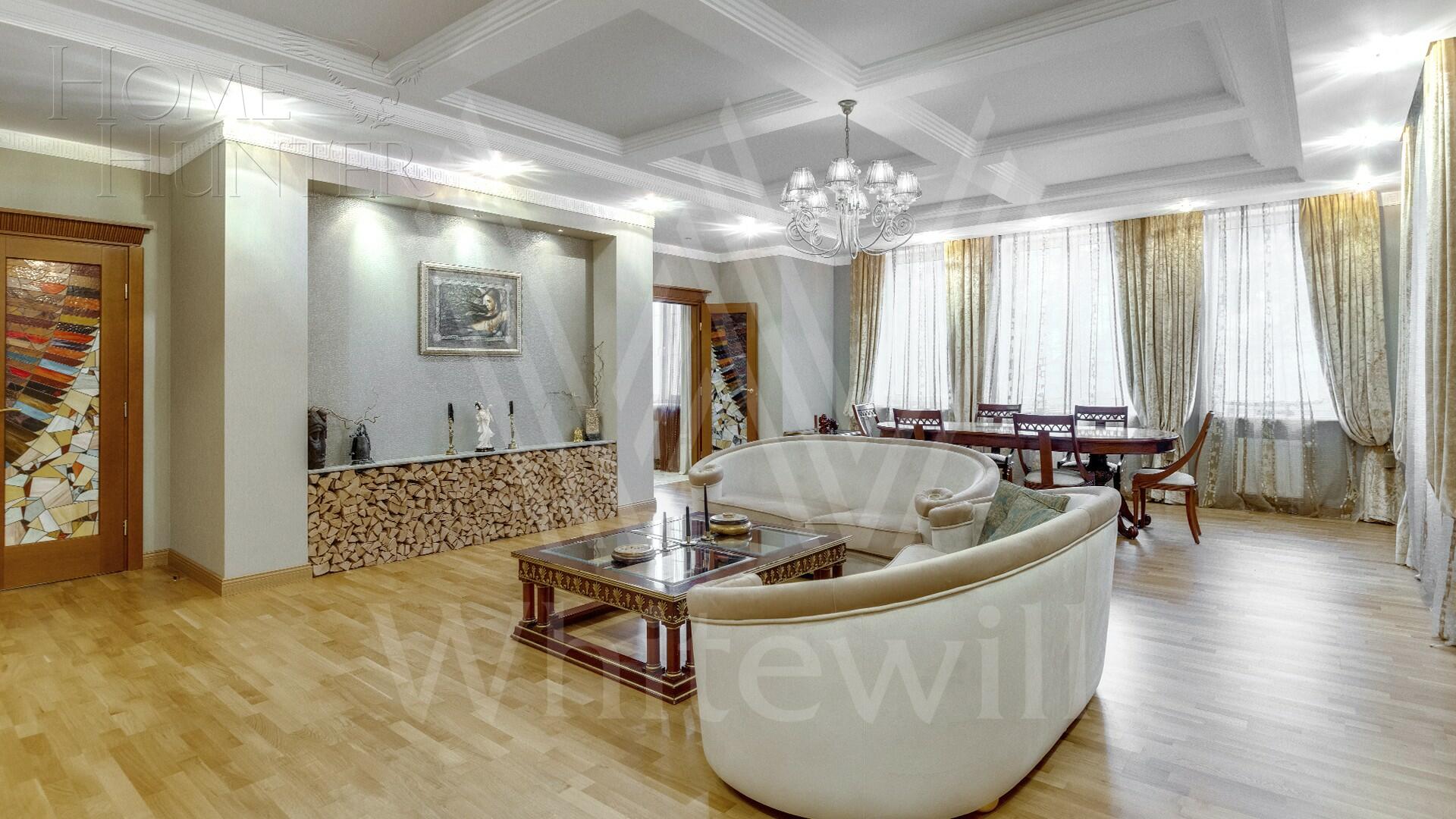 3-КОМН. КВАРТИРА С ОТДЕЛКОЙ 194 М² НА 2 ЭТАЖЕ