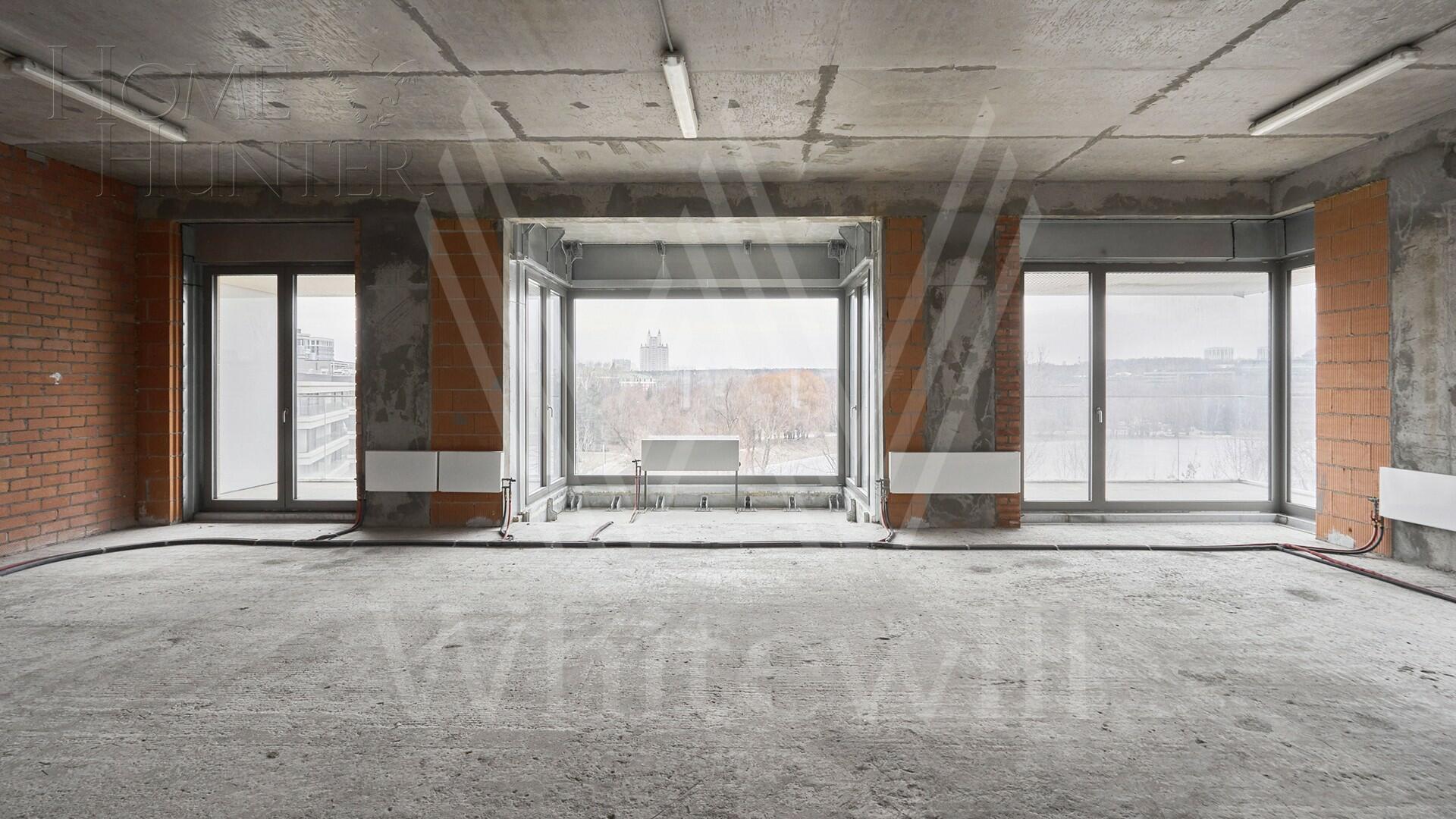 4-КОМН. ПЕНТХАУС БЕЗ ОТДЕЛКИ 208.7 М² НА 4 ЭТАЖЕ