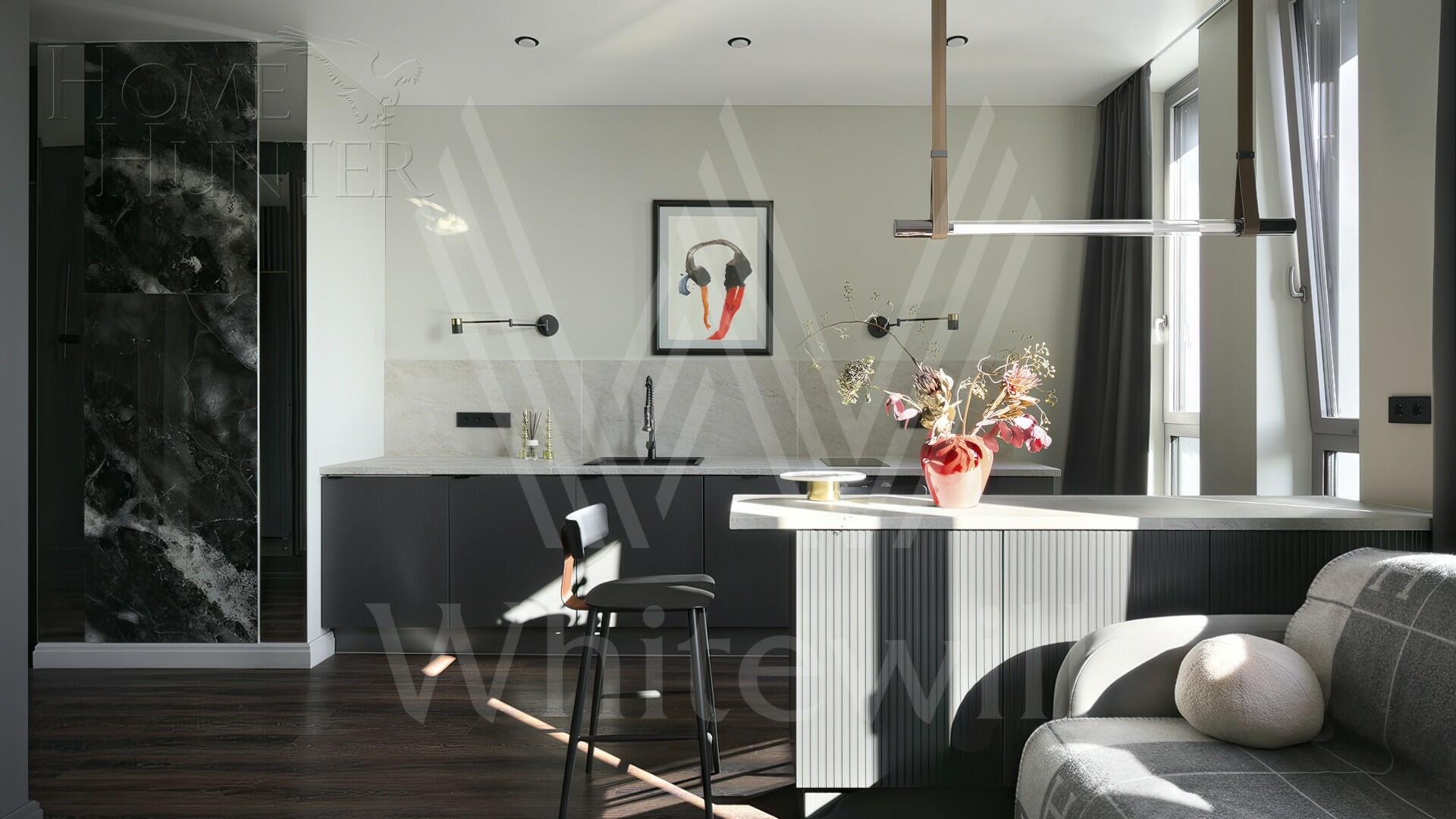 1-КОМН. КВАРТИРА С ОТДЕЛКОЙ 44 М² НА 14 ЭТАЖЕ