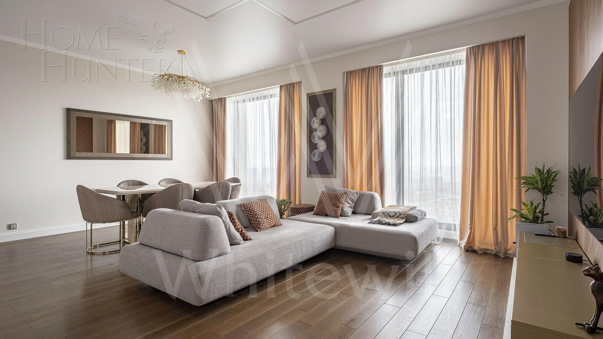 2-КОМН. КВАРТИРА С ОТДЕЛКОЙ 72.8 М² НА 28 ЭТАЖЕ