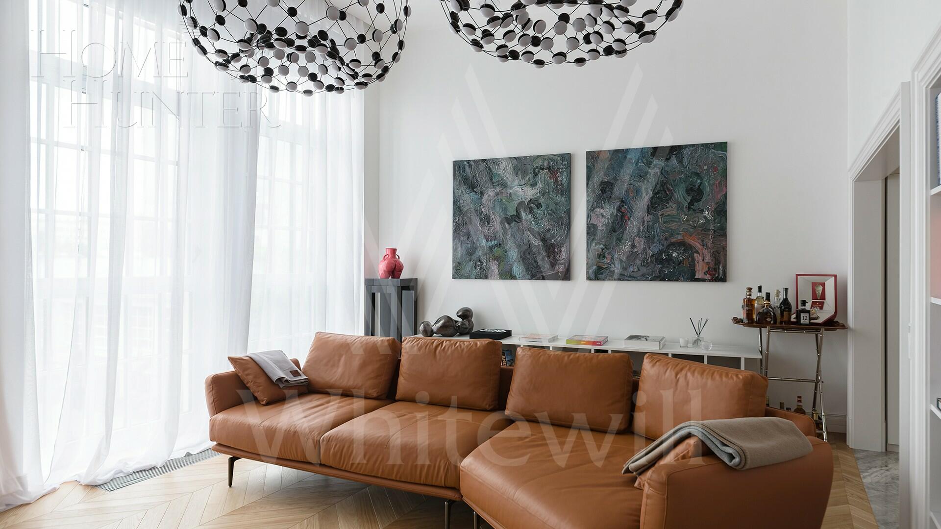 2-УРОВНЕВАЯ КВАРТИРА С ОТДЕЛКОЙ 380 М² НА 4 ЭТАЖЕ