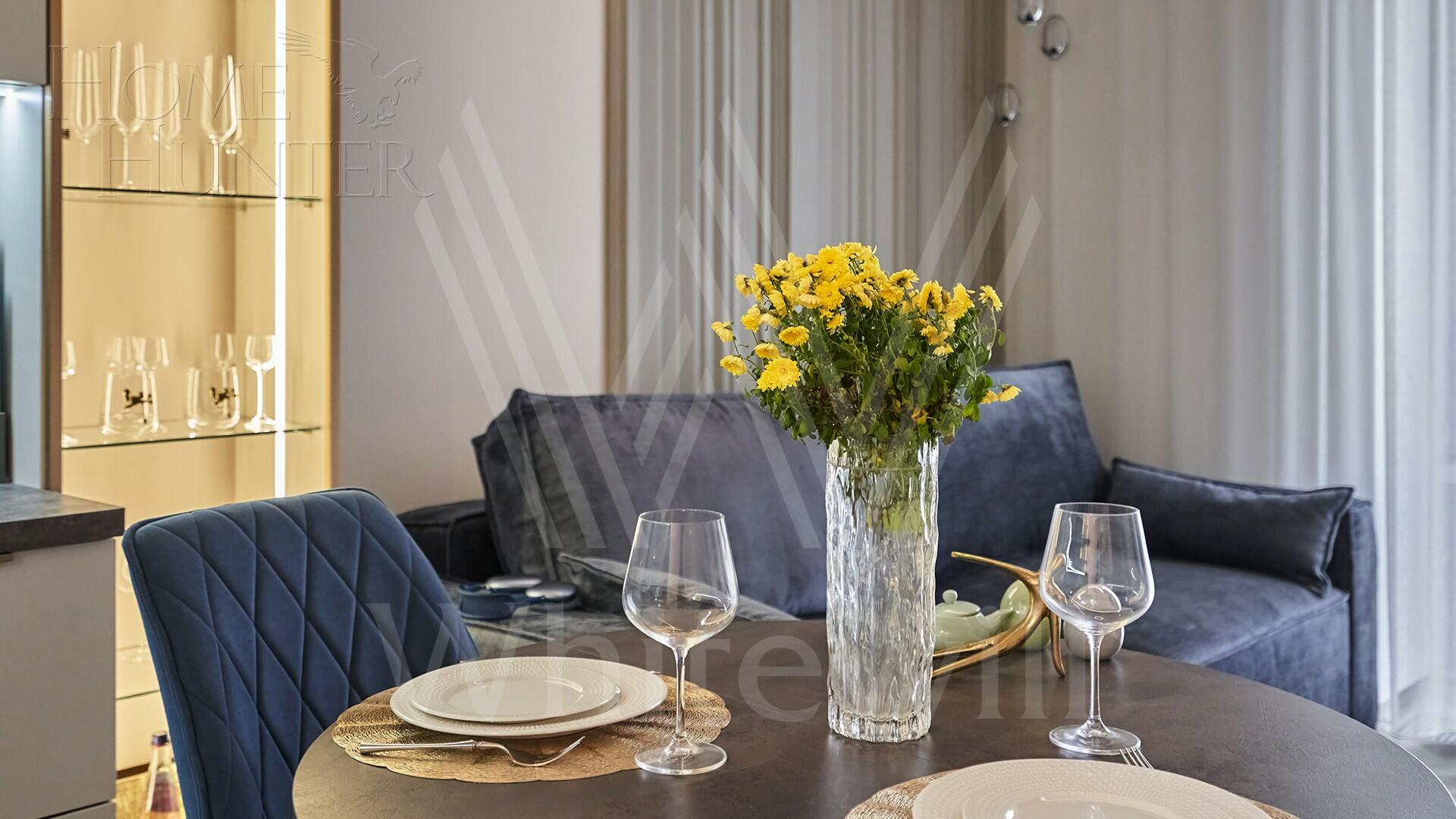 1-КОМН. КВАРТИРА С ОТДЕЛКОЙ 47.7 М² НА 22 ЭТАЖЕ