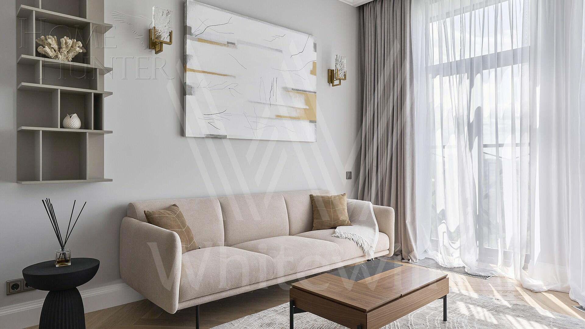 3-КОМН. КВАРТИРА С ОТДЕЛКОЙ 79 М² НА 27 ЭТАЖЕ