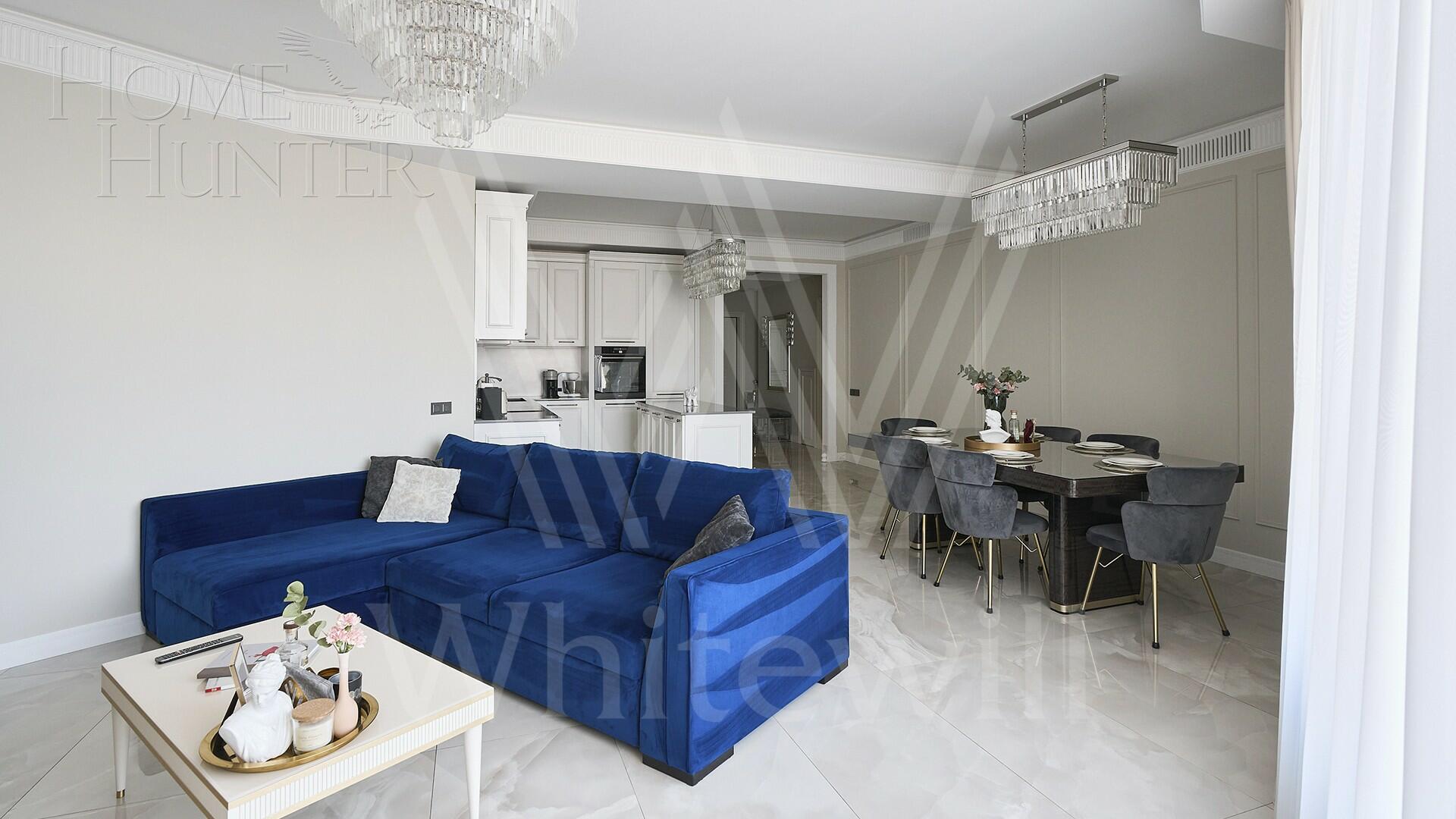 3-КОМН. АПАРТАМЕНТЫ С ОТДЕЛКОЙ 118 М² НА 9 ЭТАЖЕ