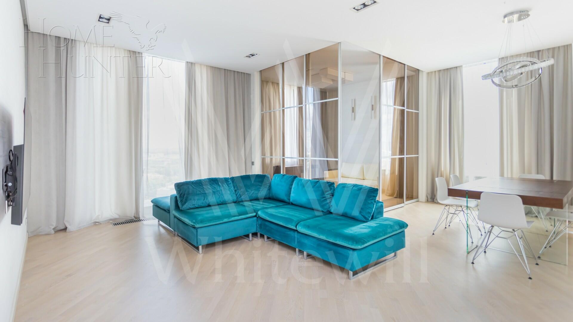 3-КОМН. КВАРТИРА С ОТДЕЛКОЙ 130 М² НА 22 ЭТАЖЕ