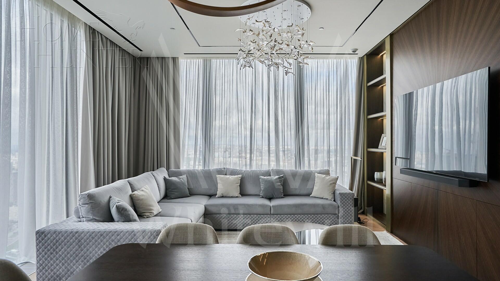 3-КОМН. АПАРТАМЕНТЫ С ОТДЕЛКОЙ 113 М² НА 69 ЭТАЖЕ