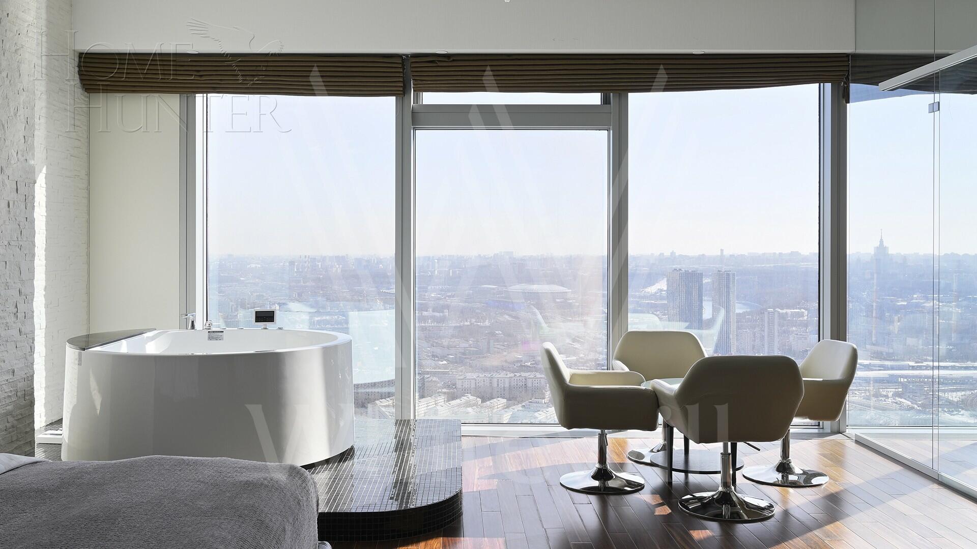 2-КОМН. АПАРТАМЕНТЫ С ОТДЕЛКОЙ 110 М² НА 48 ЭТАЖЕ