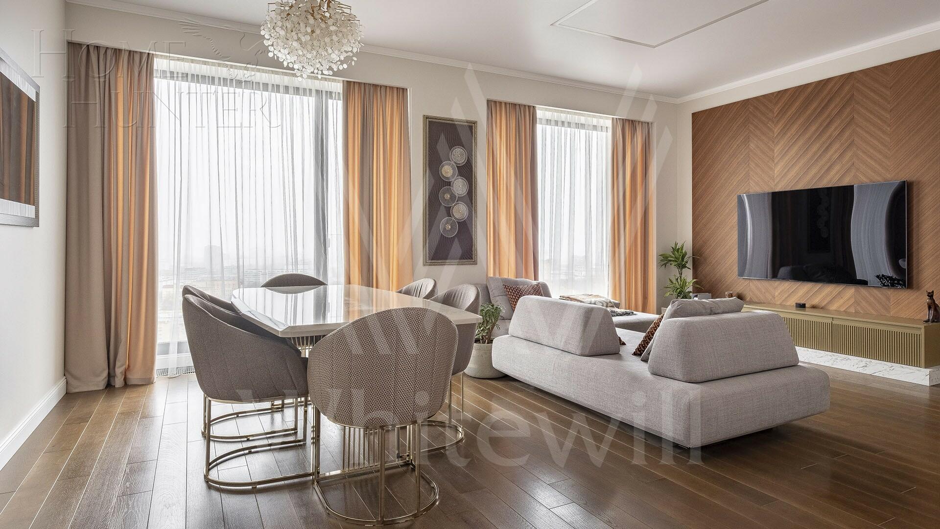 2-КОМН. КВАРТИРА С ОТДЕЛКОЙ 72.8 М² НА 28 ЭТАЖЕ