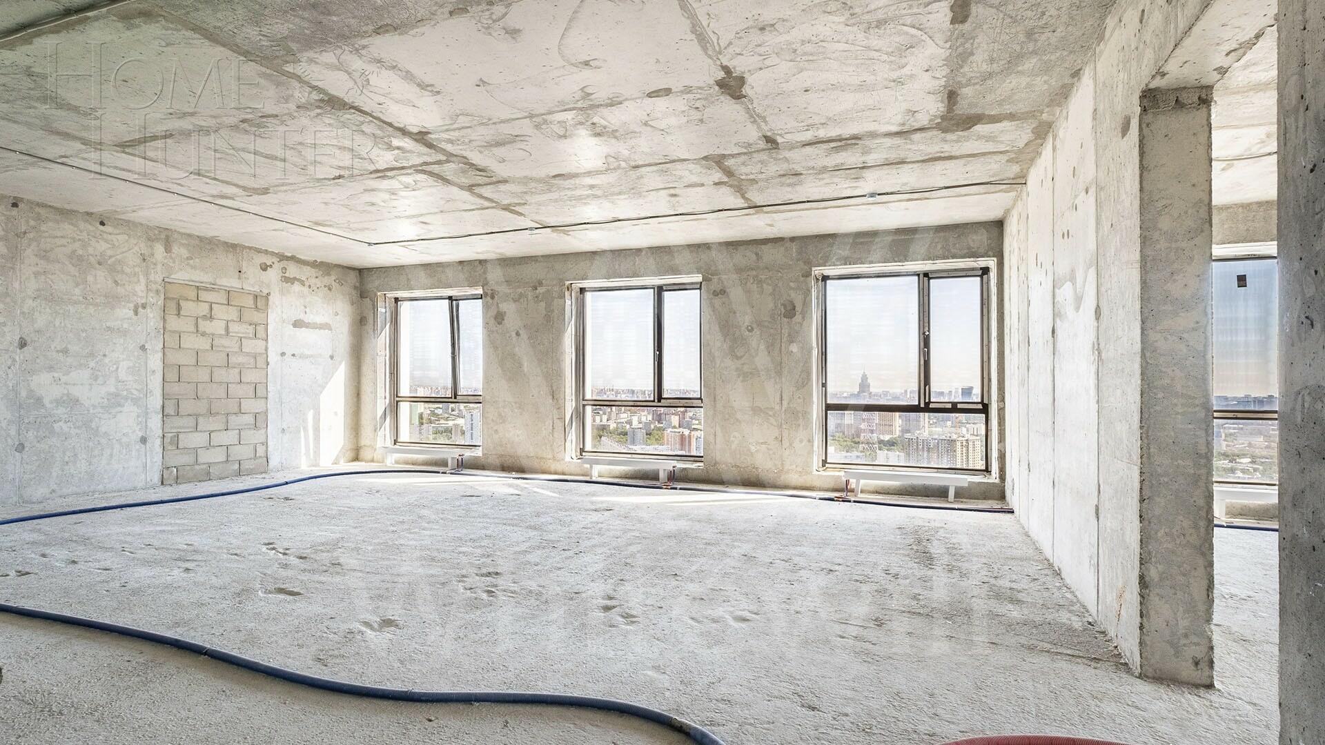 4-КОМН. КВАРТИРА БЕЗ ОТДЕЛКИ 121.9 М² НА 40 ЭТАЖЕ