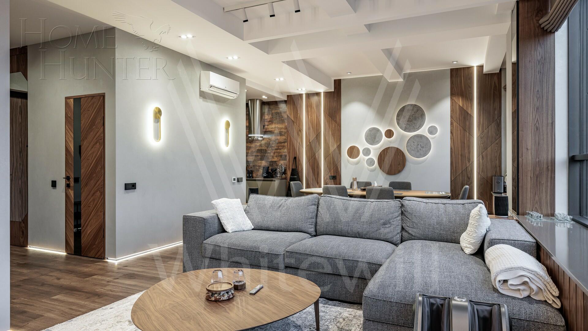 2-УРОВНЕВЫЕ АПАРТАМЕНТЫ С ОТДЕЛКОЙ 190 М² НА 7 ЭТАЖЕ