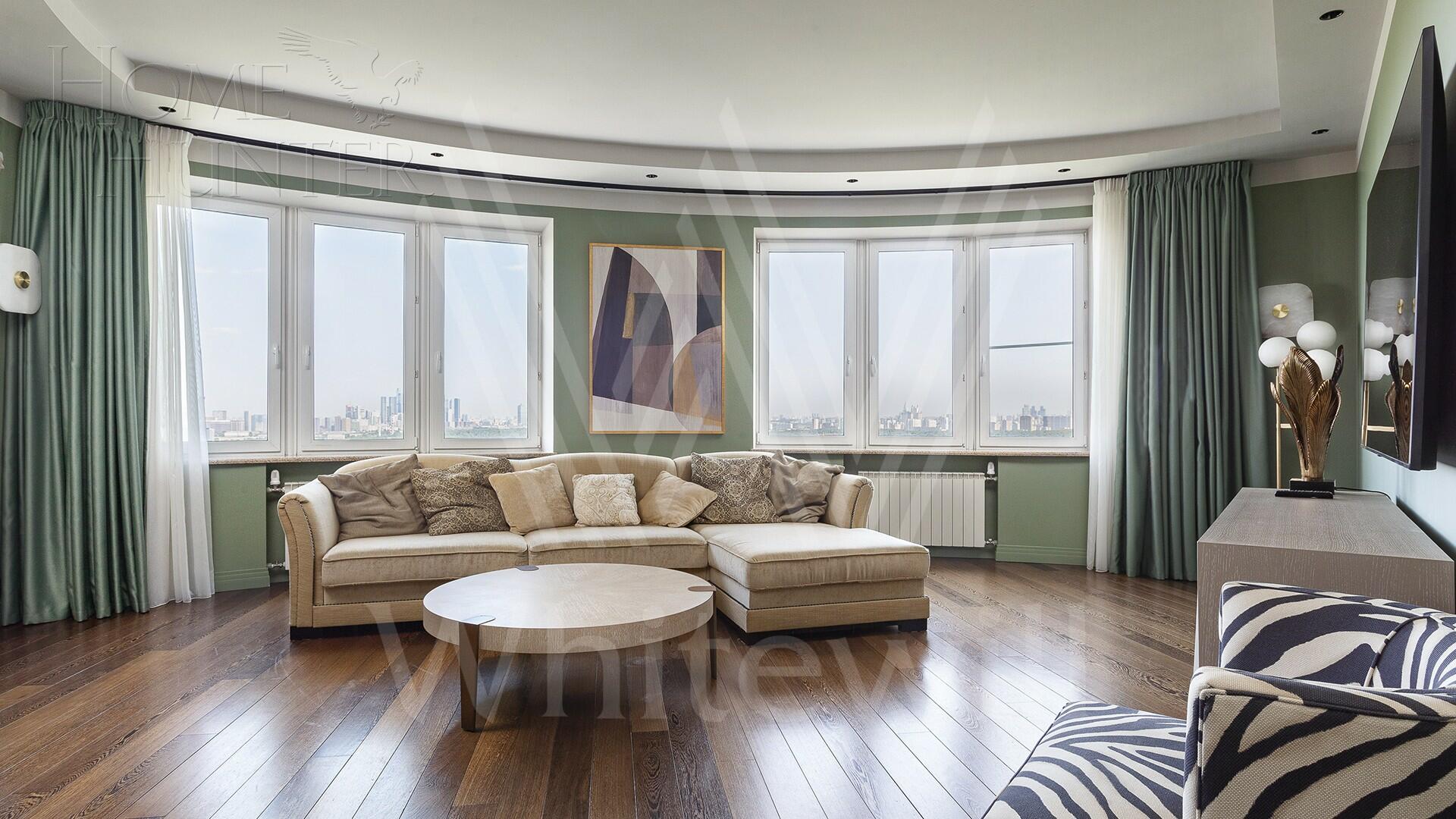 3-КОМН. КВАРТИРА С ОТДЕЛКОЙ 115 М² НА 19 ЭТАЖЕ