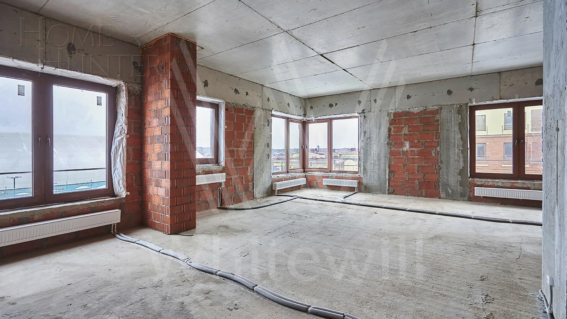 3-КОМН. КВАРТИРА БЕЗ ОТДЕЛКИ 127 М² НА 4 ЭТАЖЕ