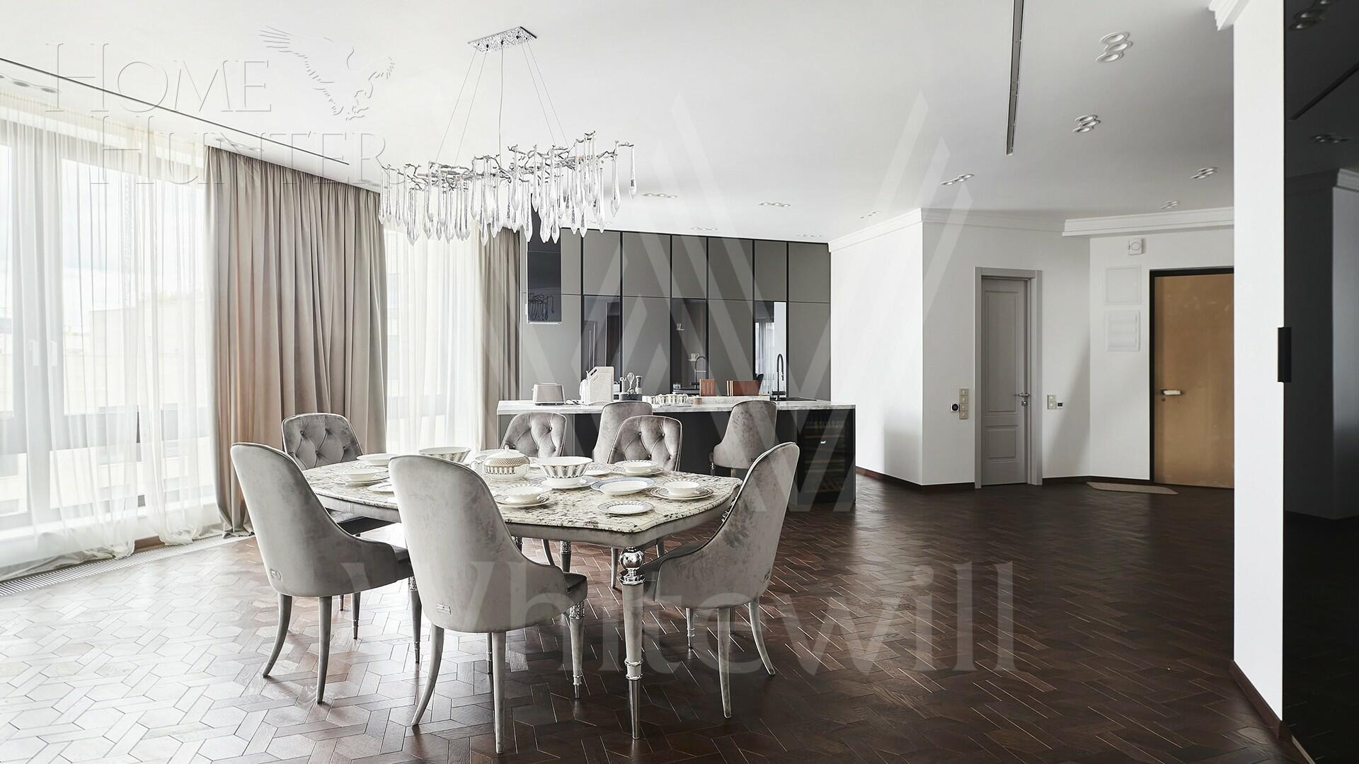 3-КОМН. АПАРТАМЕНТЫ С ОТДЕЛКОЙ 160 М² НА 5 ЭТАЖЕ