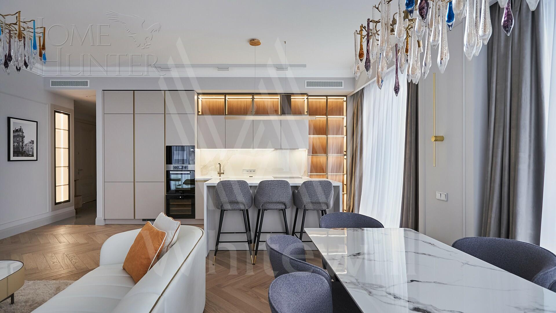 4-КОМН. КВАРТИРА С ОТДЕЛКОЙ 132 М² НА 22 ЭТАЖЕ