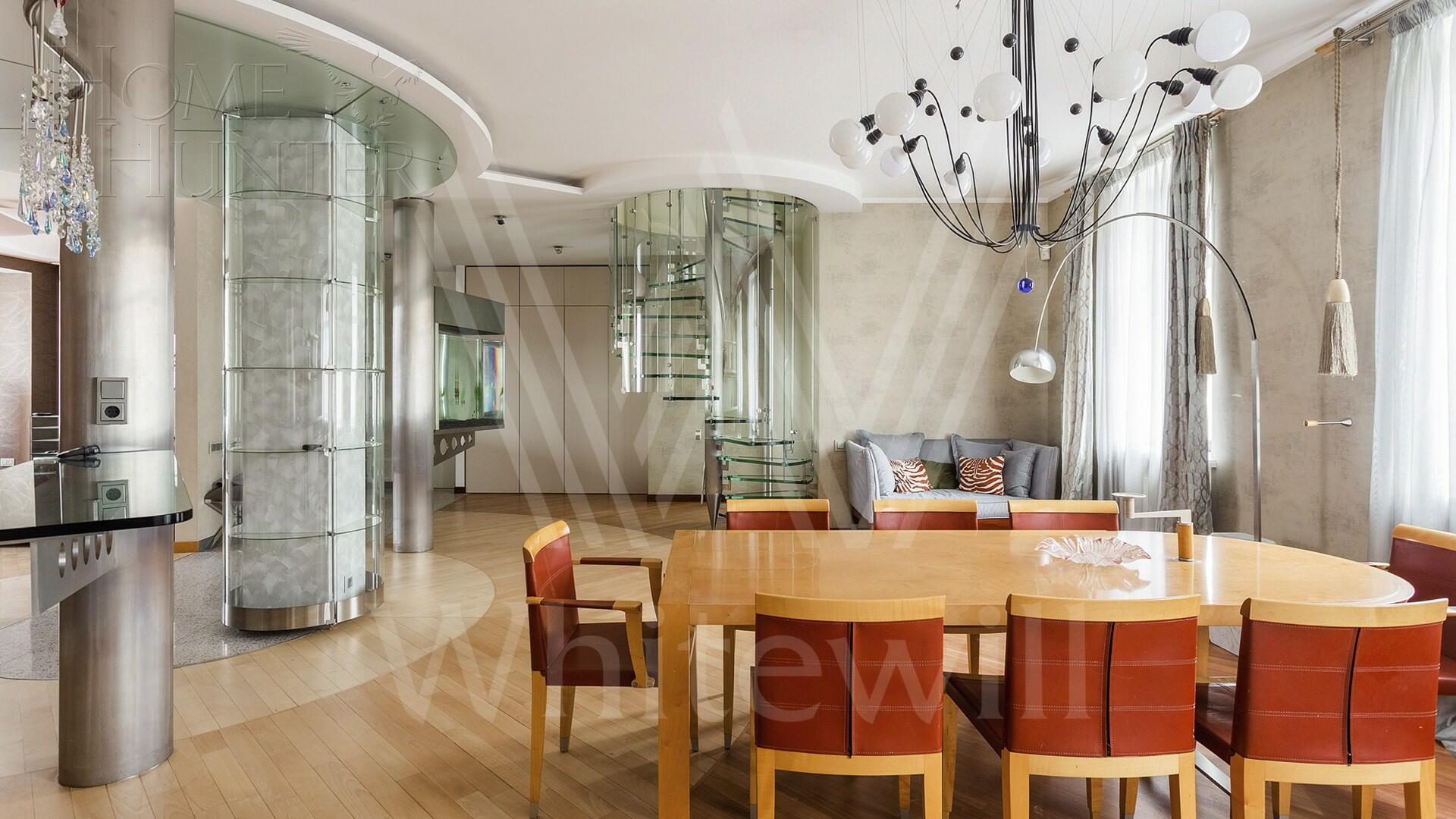 2-УРОВНЕВАЯ КВАРТИРА С ОТДЕЛКОЙ 246 М² НА 4 ЭТАЖЕ