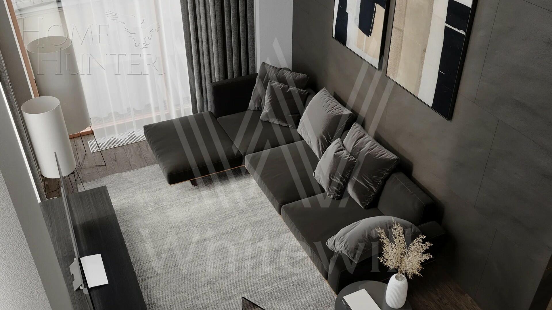 3-КОМН. ПЕНТХАУС БЕЗ ОТДЕЛКИ 65 М² НА 10 ЭТАЖЕ