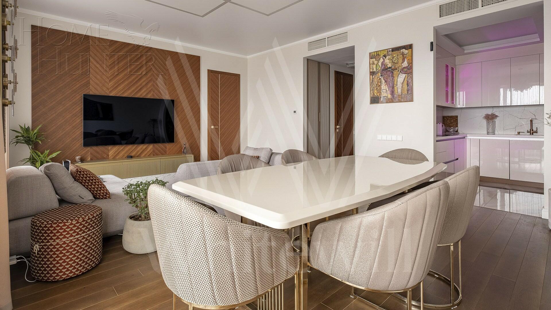 2-КОМН. КВАРТИРА С ОТДЕЛКОЙ 72.8 М² НА 28 ЭТАЖЕ