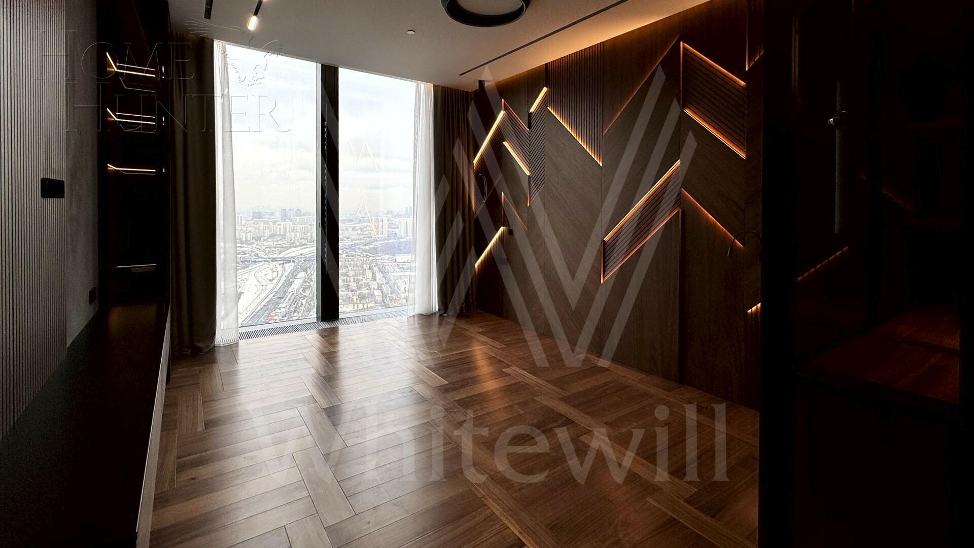 2-КОМН. АПАРТАМЕНТЫ С ОТДЕЛКОЙ 86 М² НА 53 ЭТАЖЕ