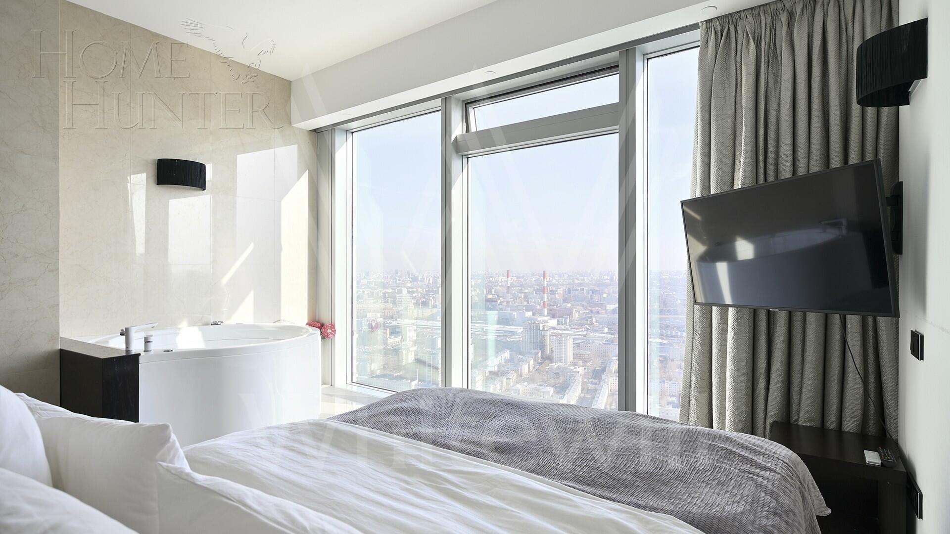 2-КОМН. АПАРТАМЕНТЫ С ОТДЕЛКОЙ 110 М² НА 48 ЭТАЖЕ