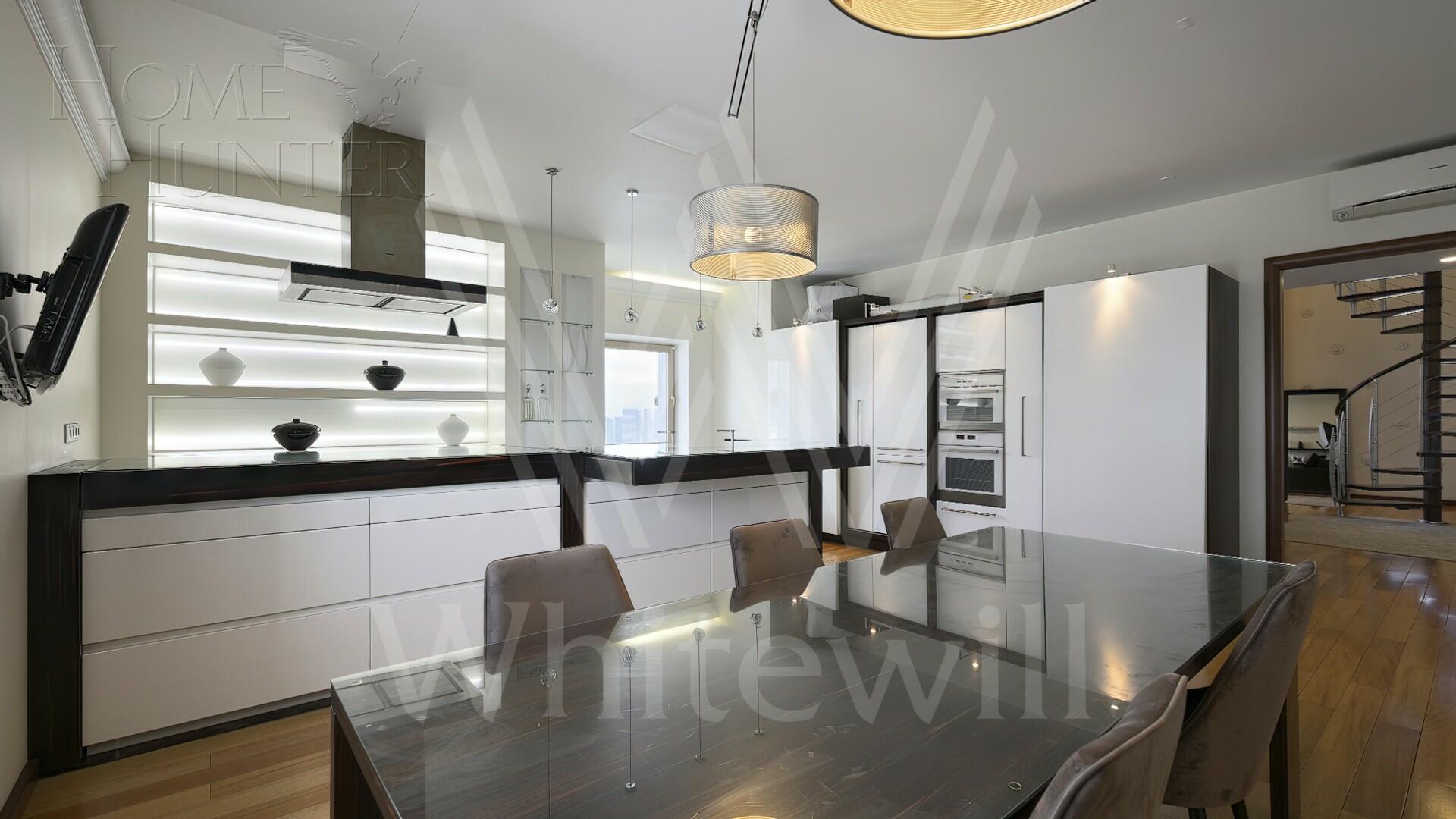 2-УРОВНЕВЫЙ ПЕНТХАУС С ОТДЕЛКОЙ 260 М² НА 38 ЭТАЖЕ