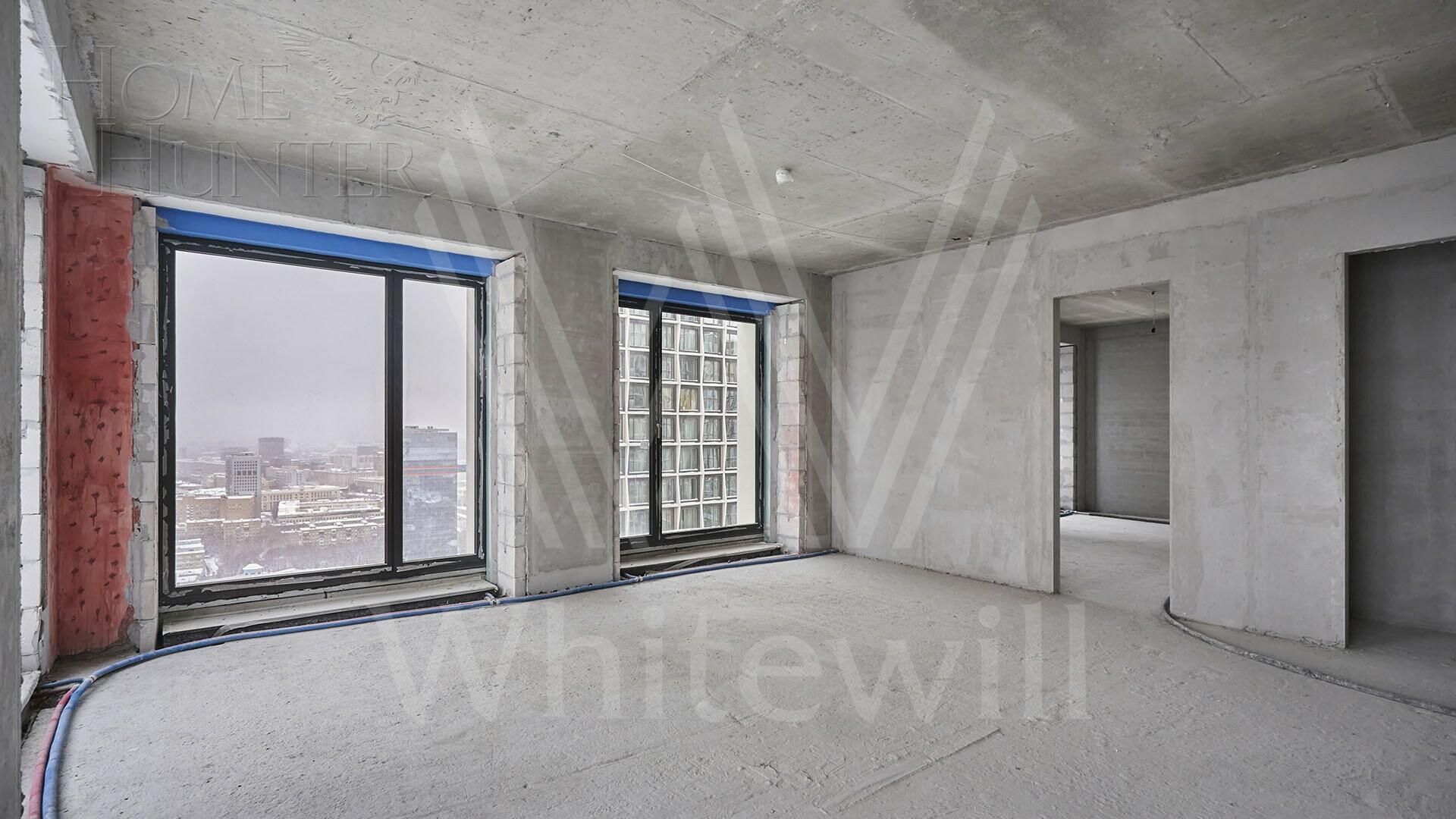 5-КОМН. КВАРТИРА БЕЗ ОТДЕЛКИ 160 М² НА 31 ЭТАЖЕ