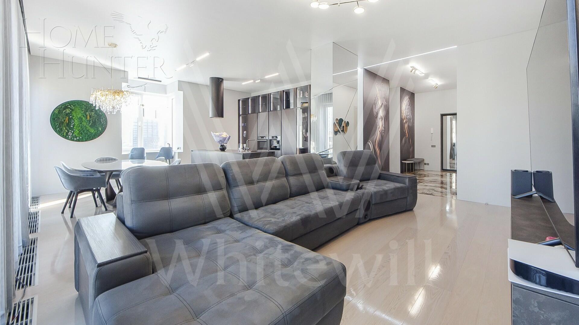 3-КОМН. КВАРТИРА С ОТДЕЛКОЙ 124 М² НА 12 ЭТАЖЕ