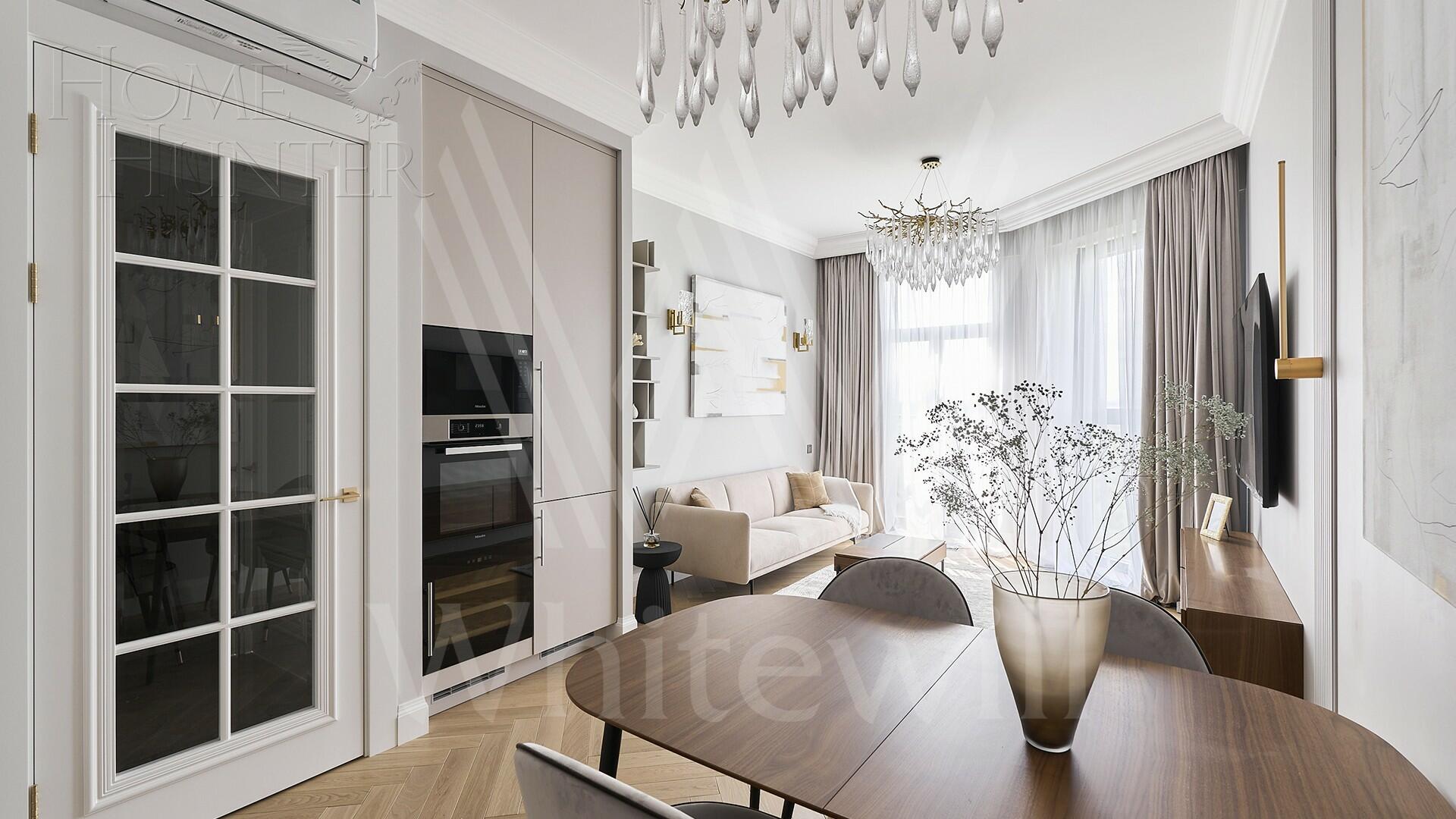 3-КОМН. КВАРТИРА С ОТДЕЛКОЙ 79 М² НА 27 ЭТАЖЕ