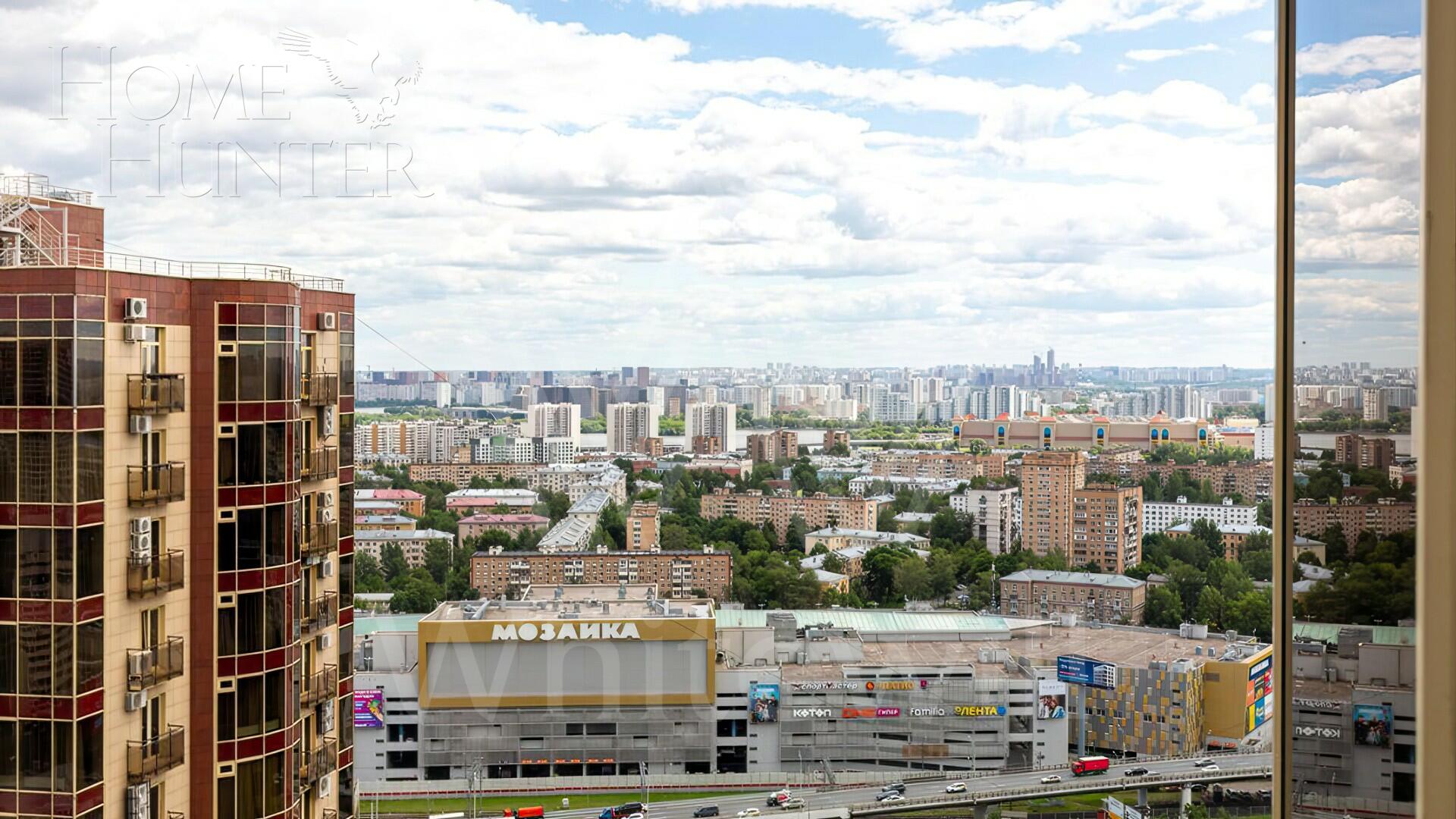 2-КОМН. КВАРТИРА С ОТДЕЛКОЙ 70 М² НА 27 ЭТАЖЕ