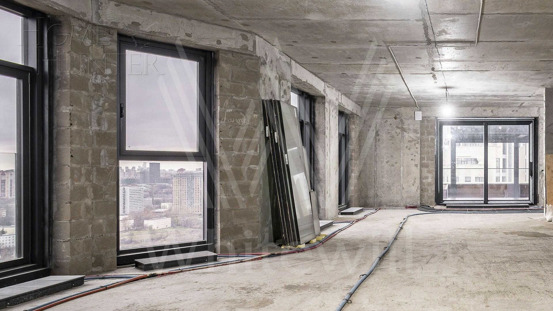 4-КОМН. КВАРТИРА БЕЗ ОТДЕЛКИ 300 М² НА 24 ЭТАЖЕ