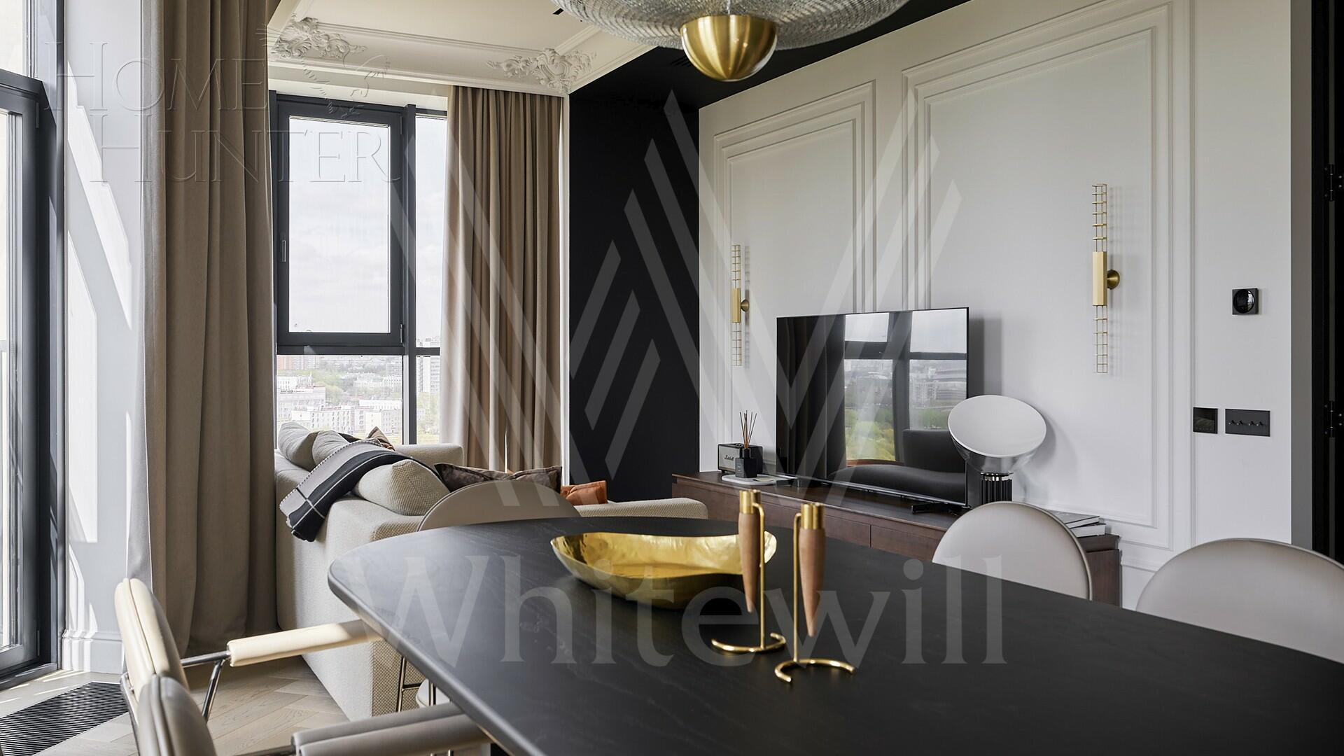 3-КОМН. КВАРТИРА С ОТДЕЛКОЙ 88.4 М² НА 13 ЭТАЖЕ