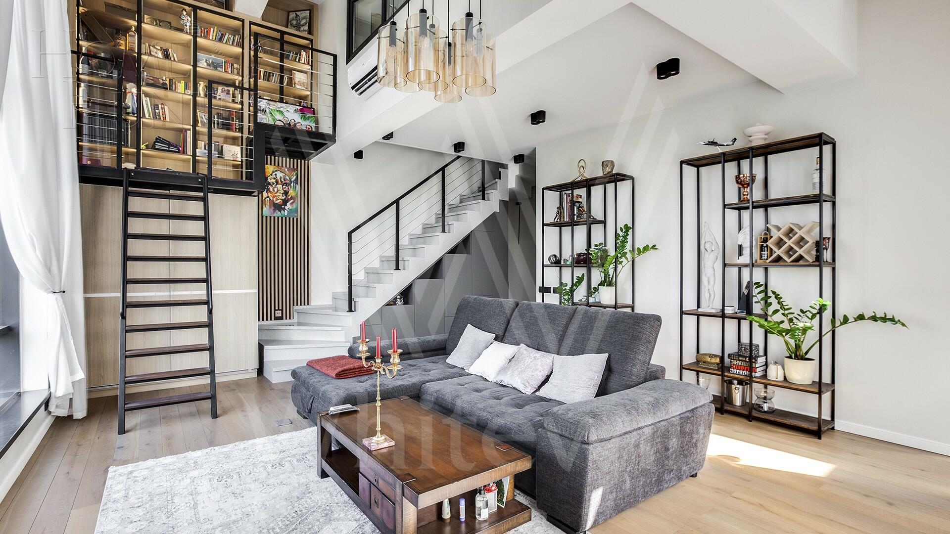 2-УРОВНЕВЫЕ АПАРТАМЕНТЫ С ОТДЕЛКОЙ 80 М² НА 4 ЭТАЖЕ