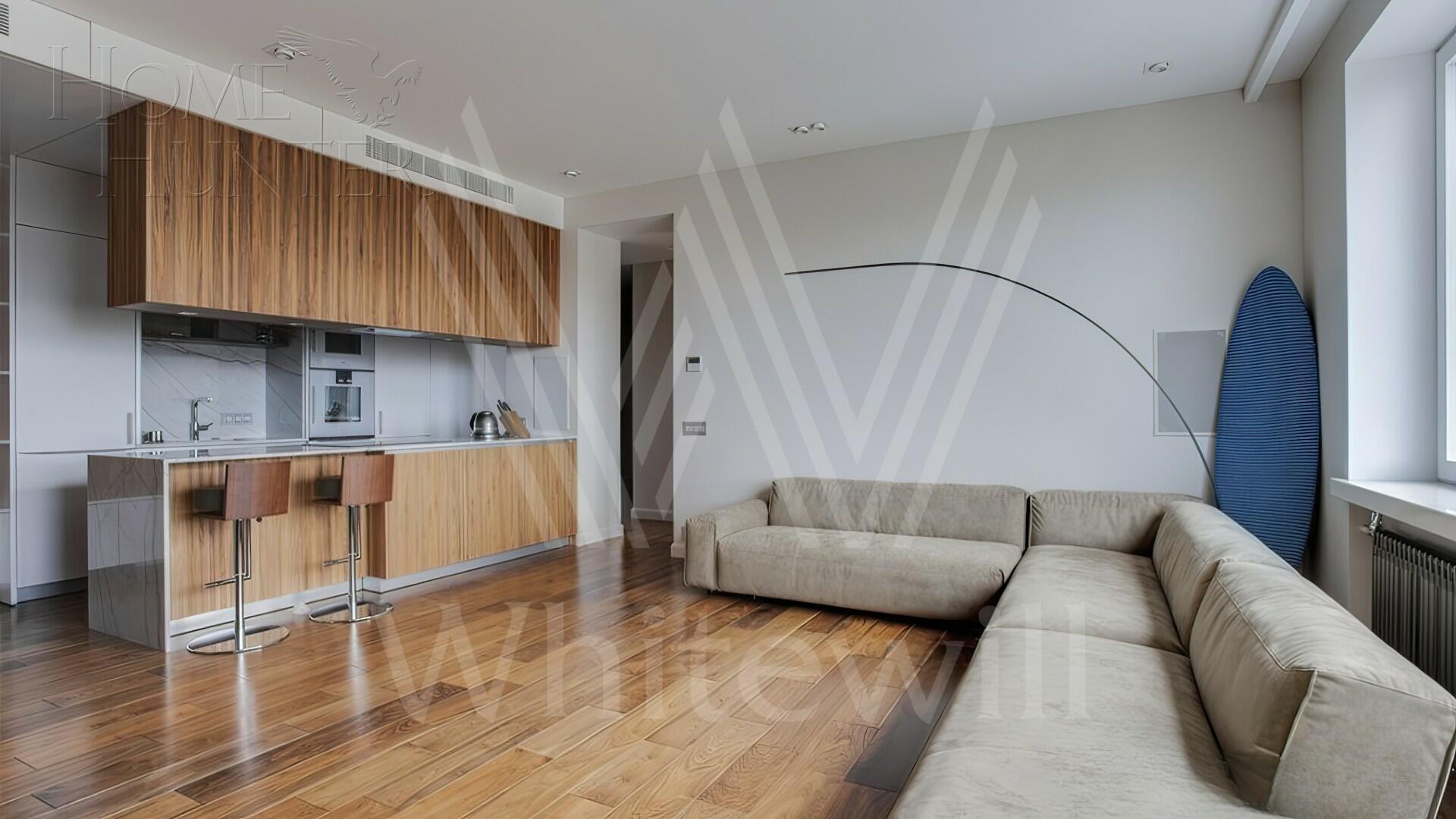 2-КОМН. КВАРТИРА С ОТДЕЛКОЙ 116.8 М² НА 12 ЭТАЖЕ