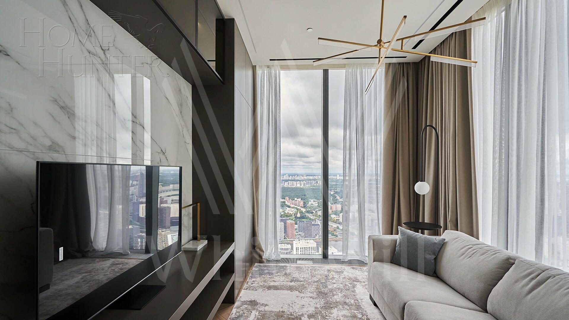 3-КОМН. АПАРТАМЕНТЫ С ОТДЕЛКОЙ 113 М² НА 69 ЭТАЖЕ