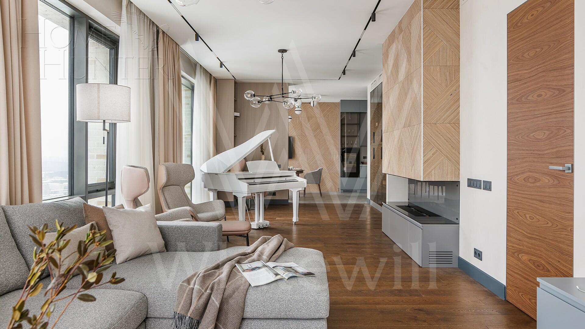 4-КОМН. КВАРТИРА С ОТДЕЛКОЙ 141.2 М² НА 39 ЭТАЖЕ