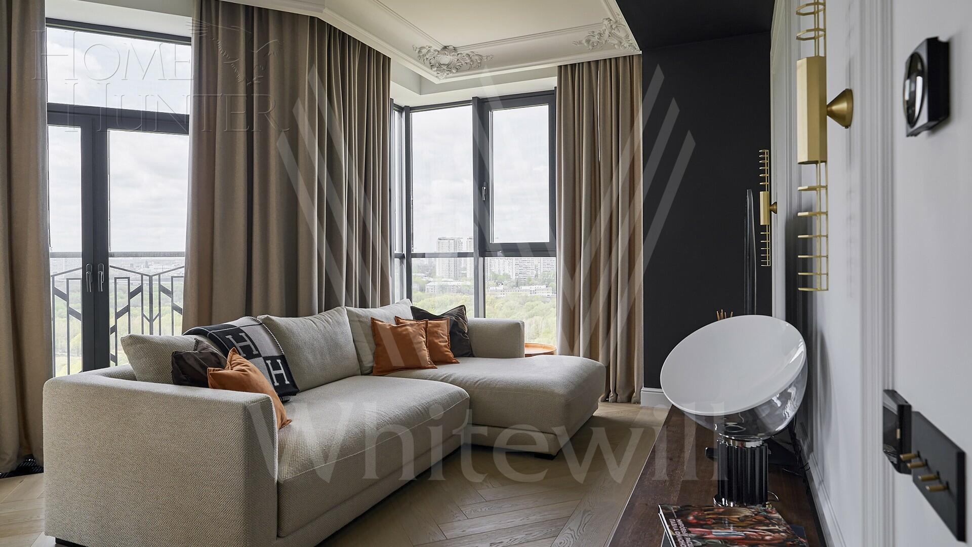 3-КОМН. КВАРТИРА С ОТДЕЛКОЙ 88.4 М² НА 13 ЭТАЖЕ