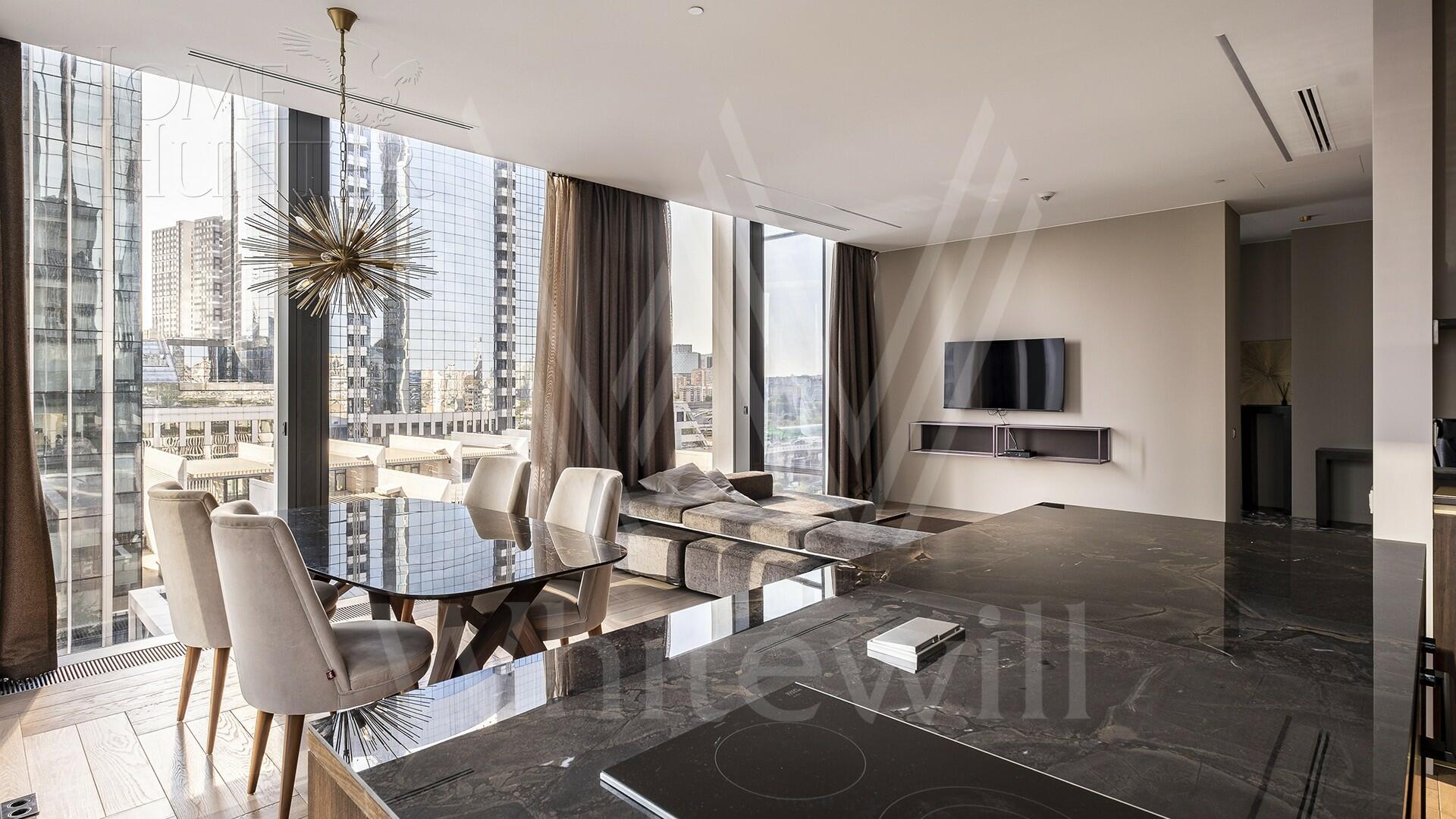 2-КОМН. АПАРТАМЕНТЫ С ОТДЕЛКОЙ 92 М² НА 9 ЭТАЖЕ