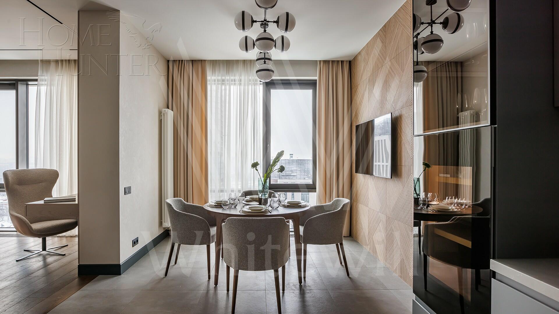 4-КОМН. КВАРТИРА С ОТДЕЛКОЙ 141.2 М² НА 39 ЭТАЖЕ