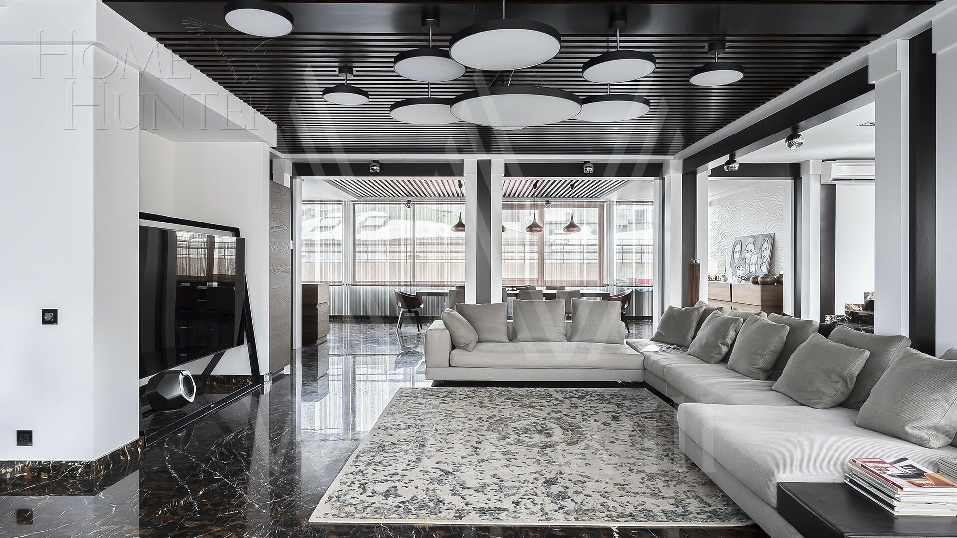 2-УРОВНЕВЫЙ ПЕНТХАУС С ОТДЕЛКОЙ 490 М² НА 7 ЭТАЖЕ