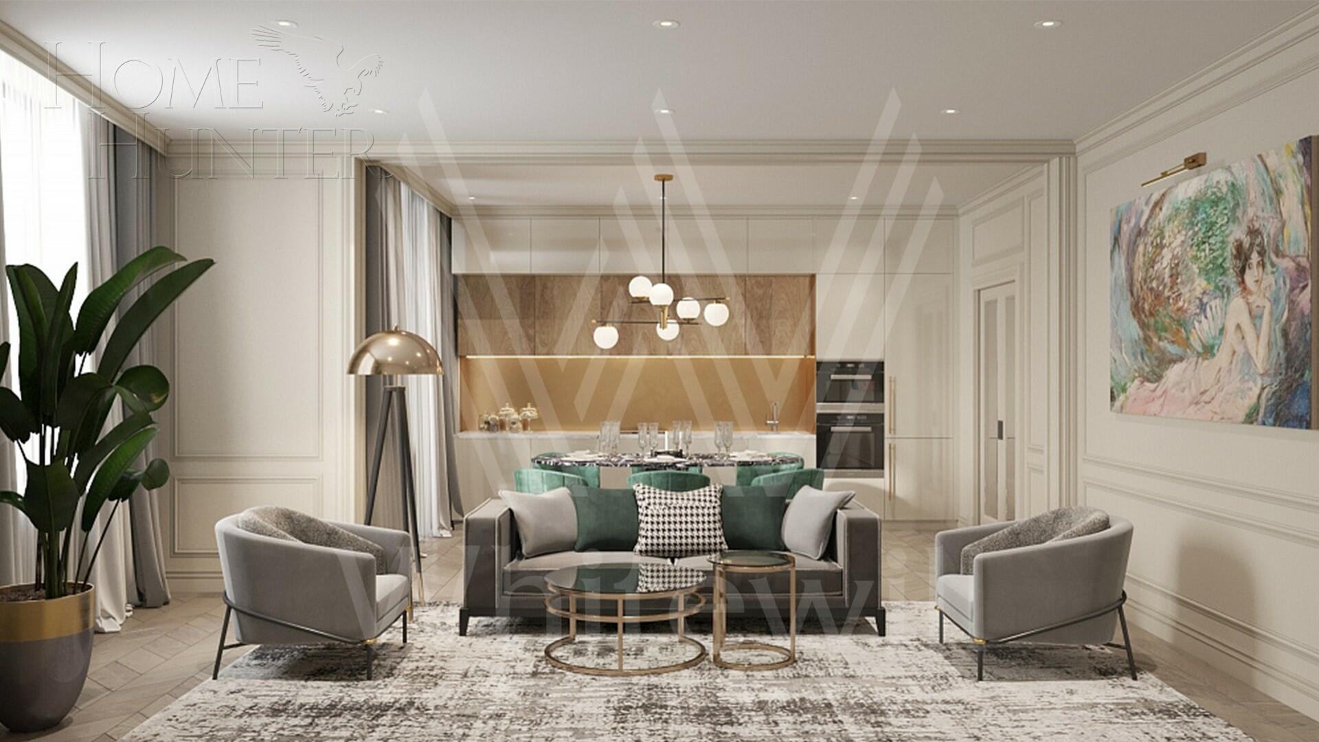 3-КОМН. КВАРТИРА С ОТДЕЛКОЙ 110 М² НА 2 ЭТАЖЕ