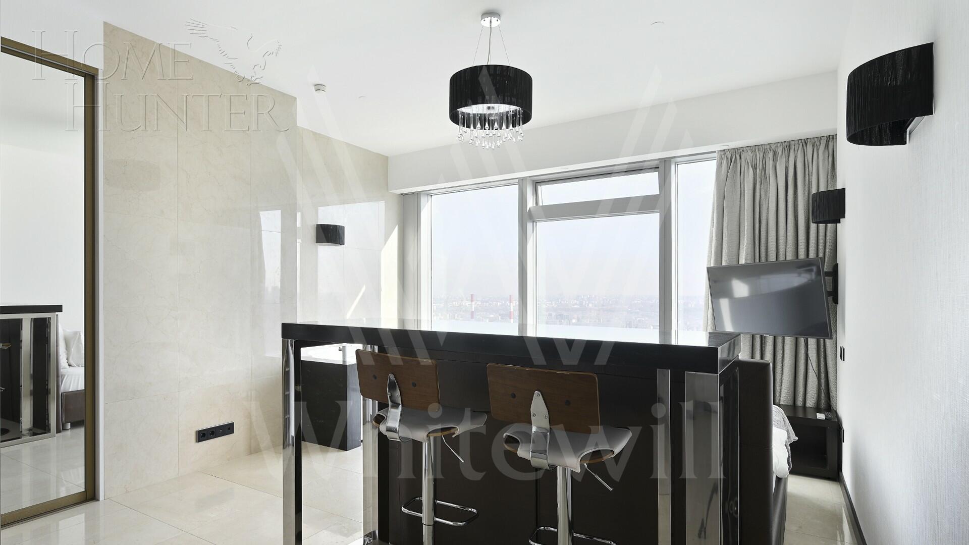 2-КОМН. АПАРТАМЕНТЫ С ОТДЕЛКОЙ 110 М² НА 48 ЭТАЖЕ