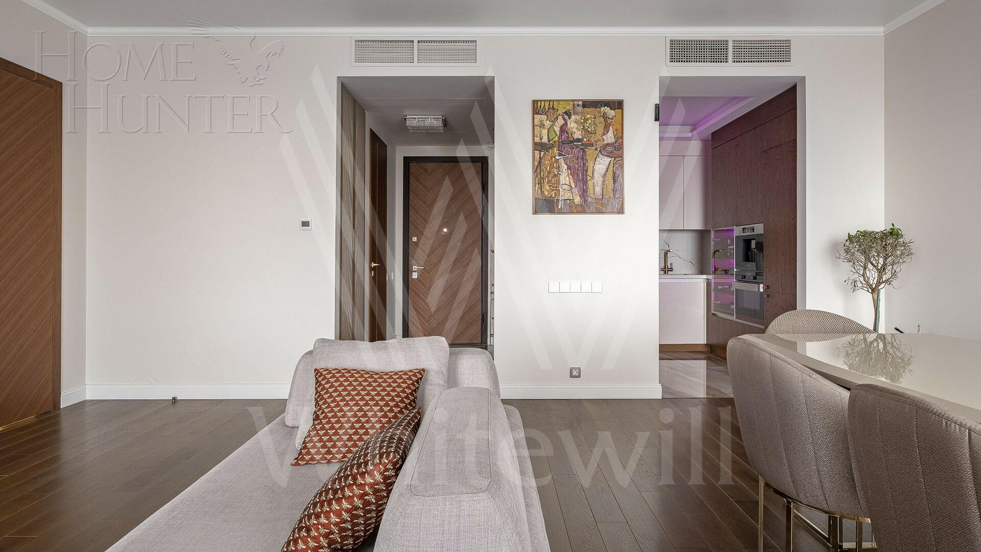 2-КОМН. КВАРТИРА С ОТДЕЛКОЙ 72.8 М² НА 28 ЭТАЖЕ